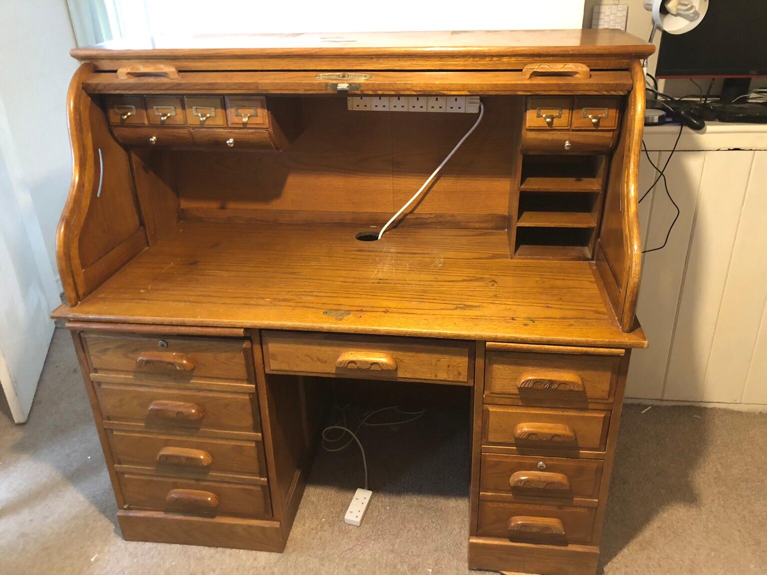 Roll Top Computer Desk In Nn6 Daventry For 75 00 For Sale Shpock