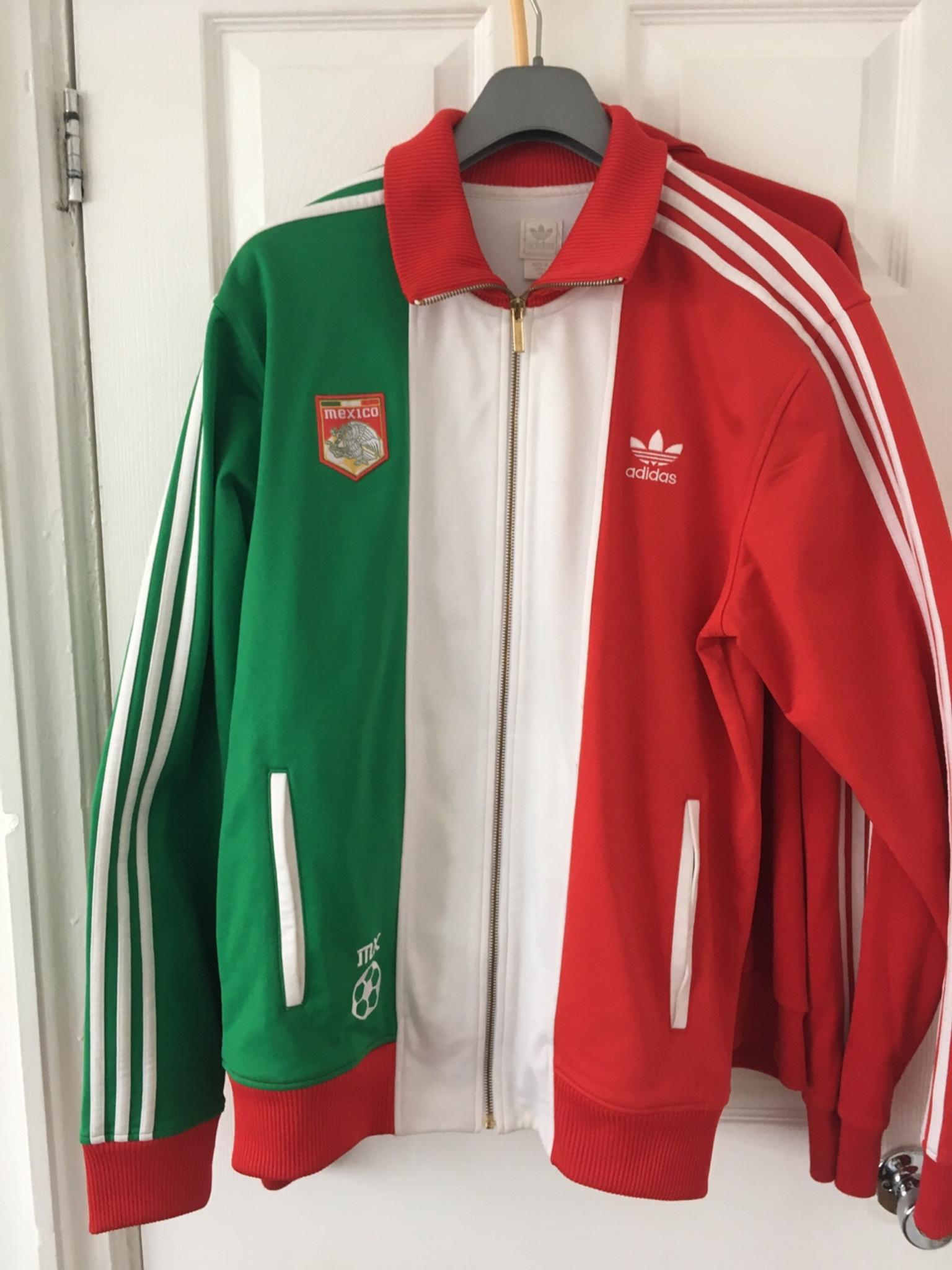 Adidas Mexico design tracksuit top in 