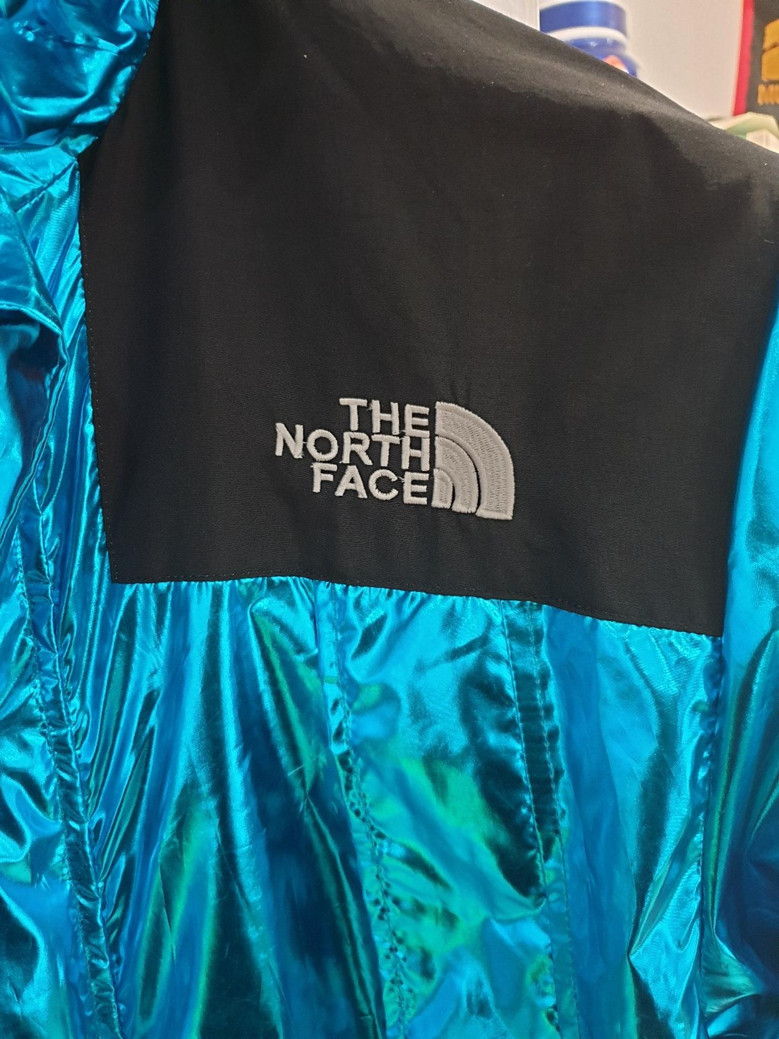 supreme north face jacket blue