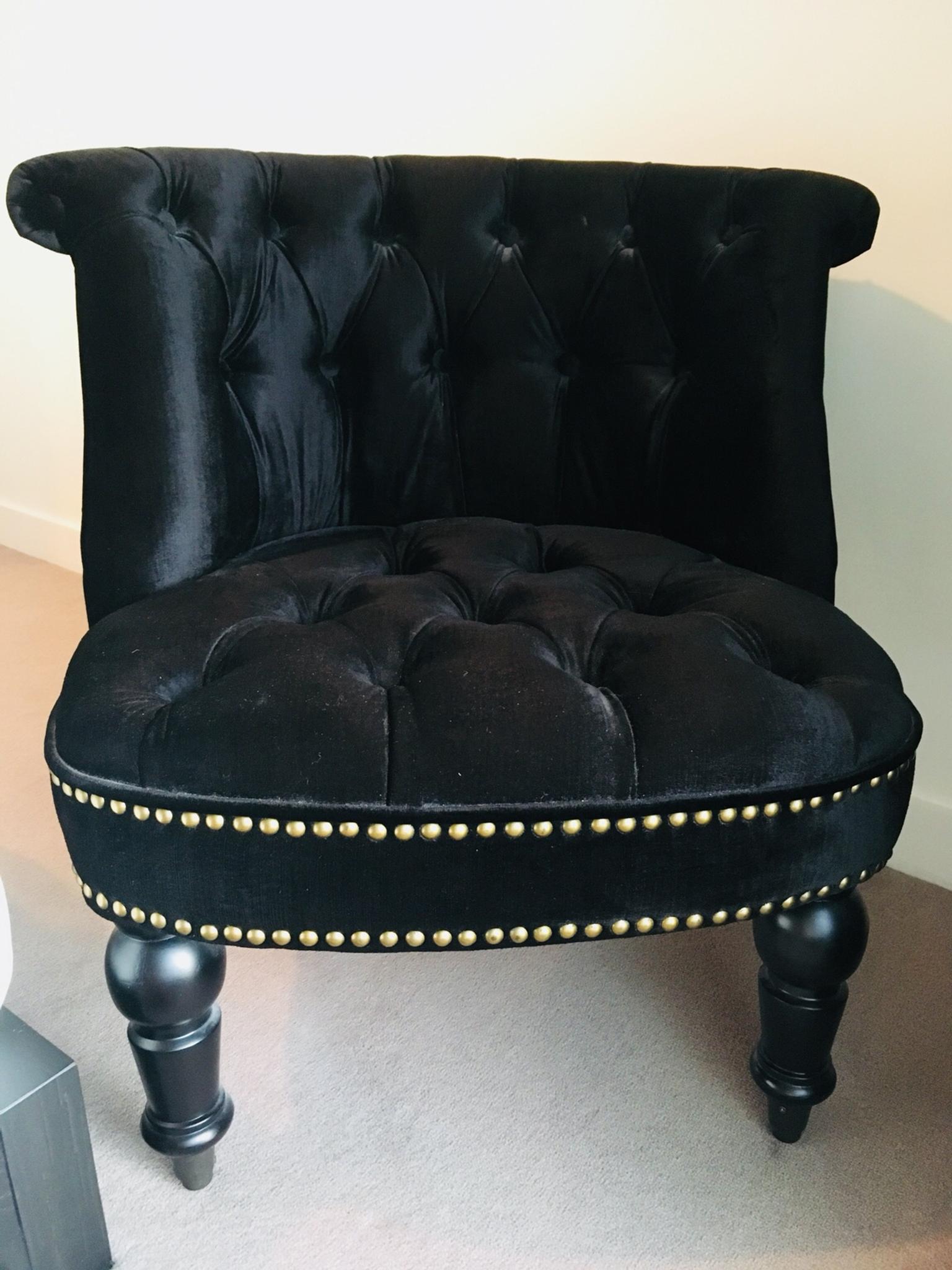 black velvet bedroom chair in se10 london für £ 7500 zum
