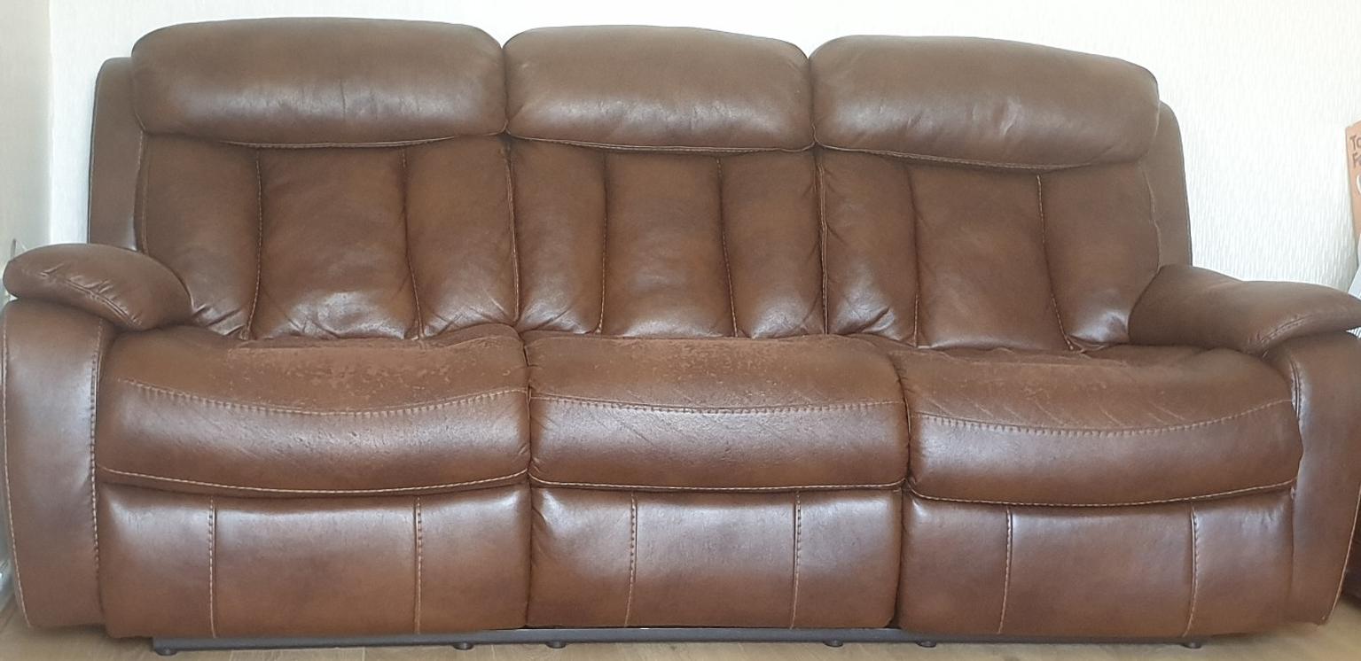 2x 3 Seaters Reclainer Sofas Free To Pick Up In Dy9 Dudley Fur