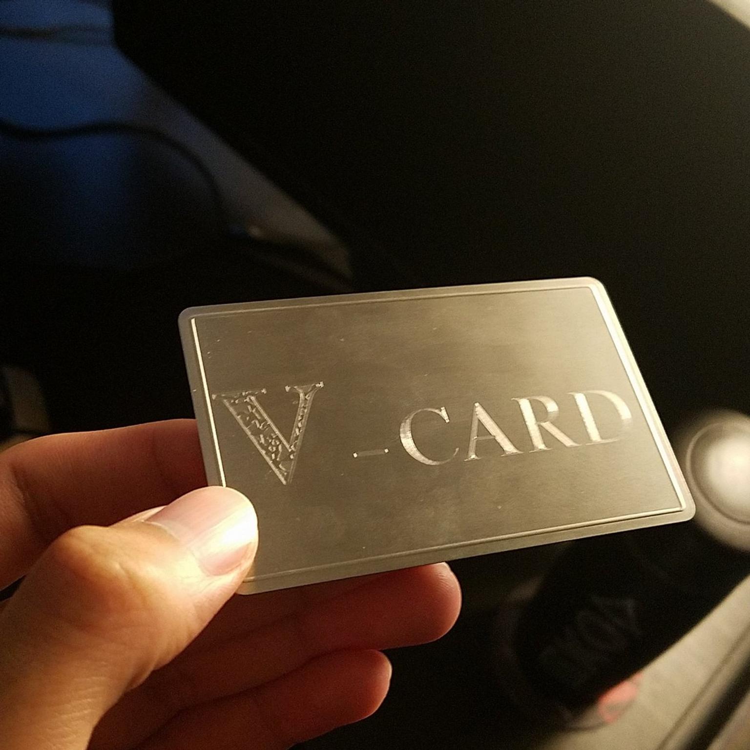 V-CARD Stainless Steel Metal Virginity Card in SE2 London for £9.99 for
