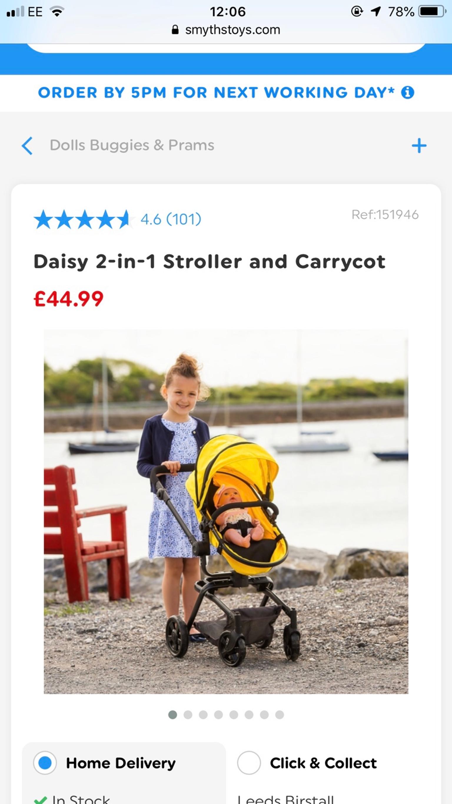 In stroller 1 2 daisy Baby &