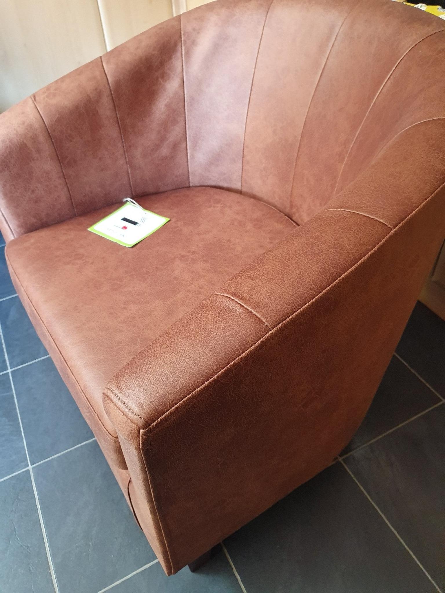 Brand New Majestic Tub Chair In Tan Colour