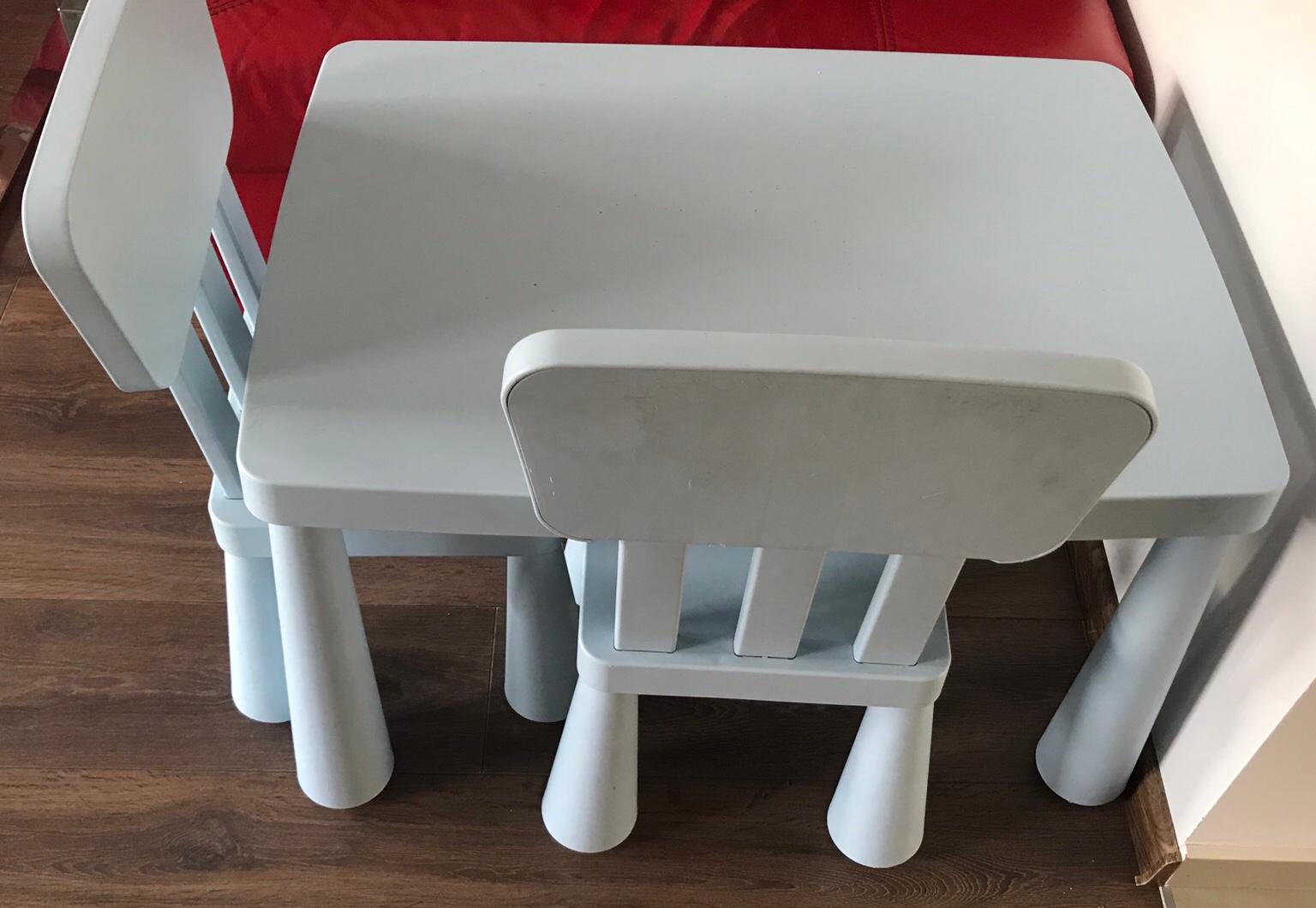 ikea mammut kids children's table and chairs
