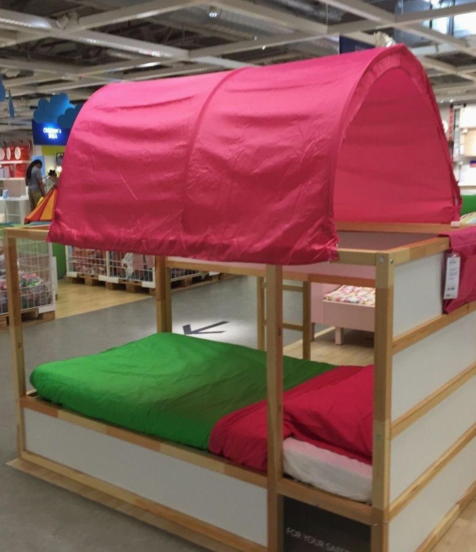 Ikea Kura Bed Tent Pink, Ikea Bunk Bed Tent
