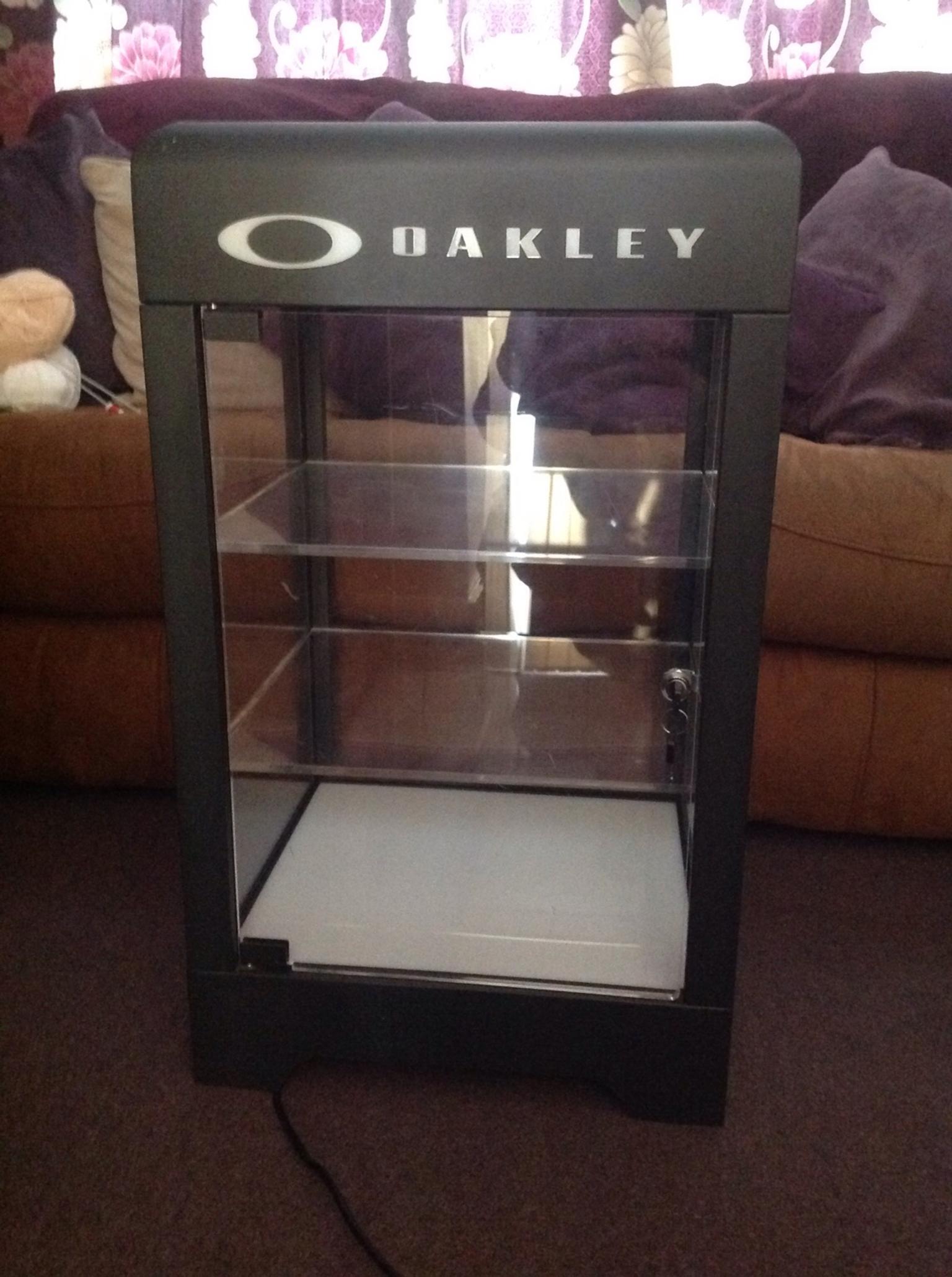 oakley display cabinet