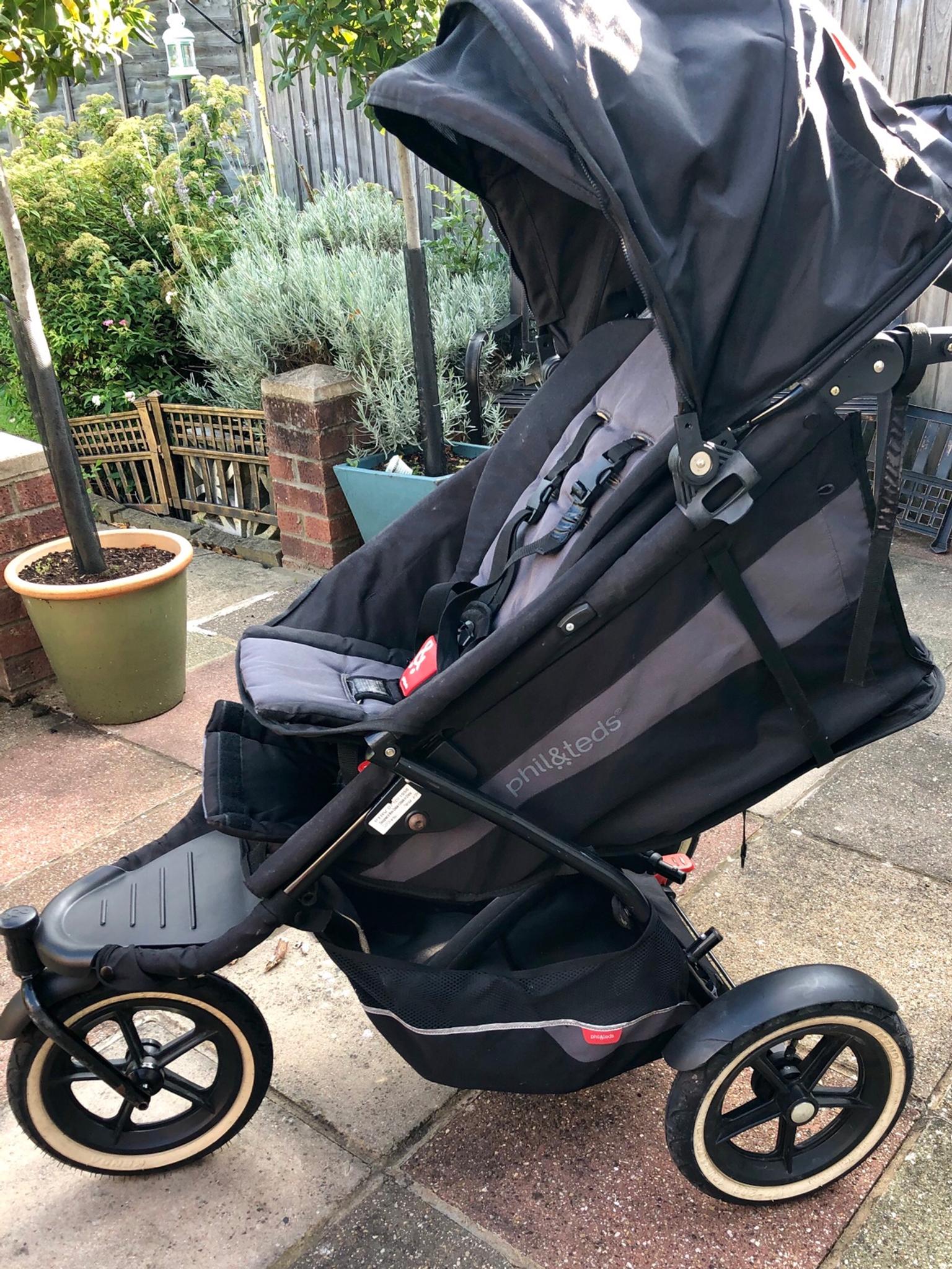 phil n ted double stroller