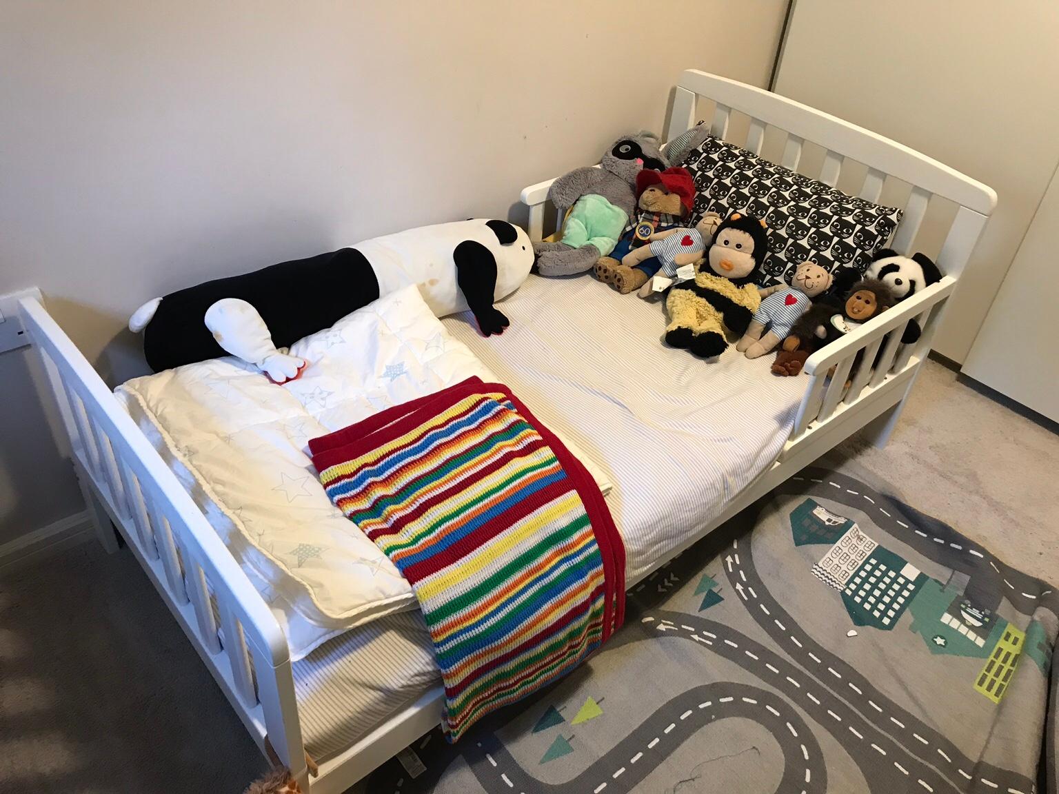 toddler bed and mattress asda