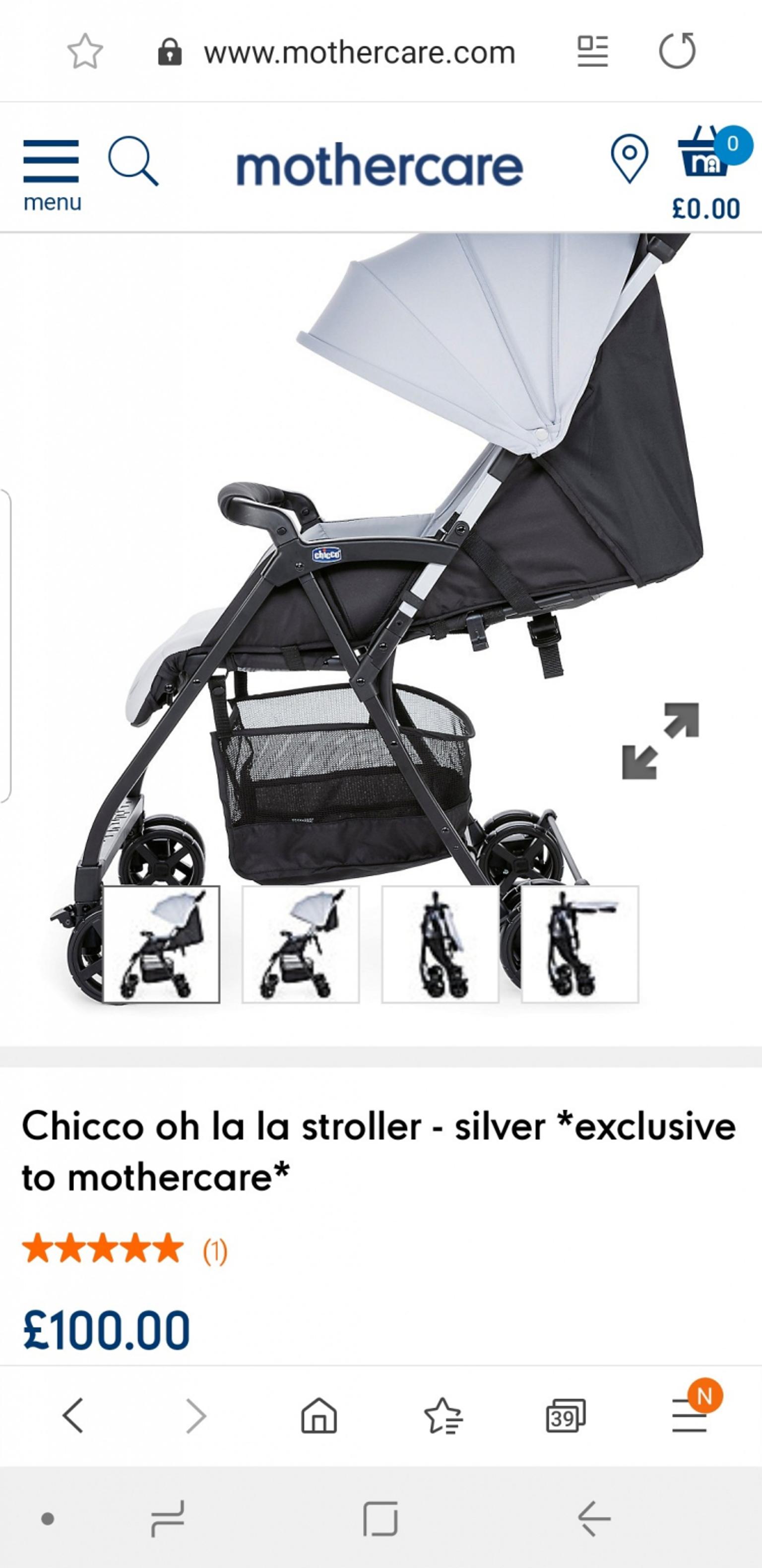 mothercare chicco ohlala