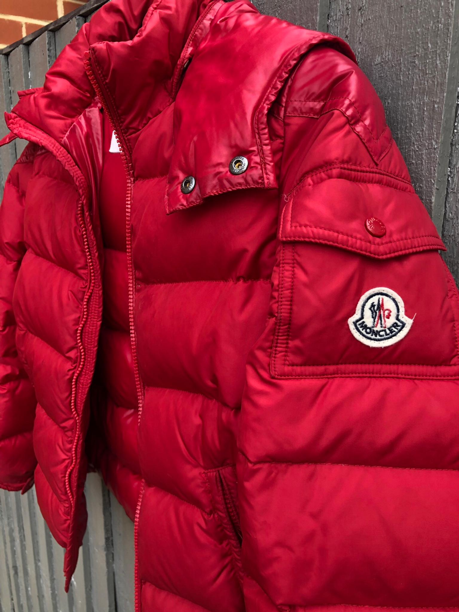 Genuine Boy Red Moncler Coat in RM16 