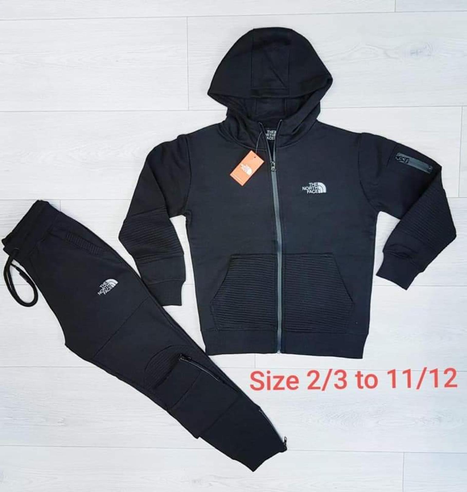 childrens north face tracksuit