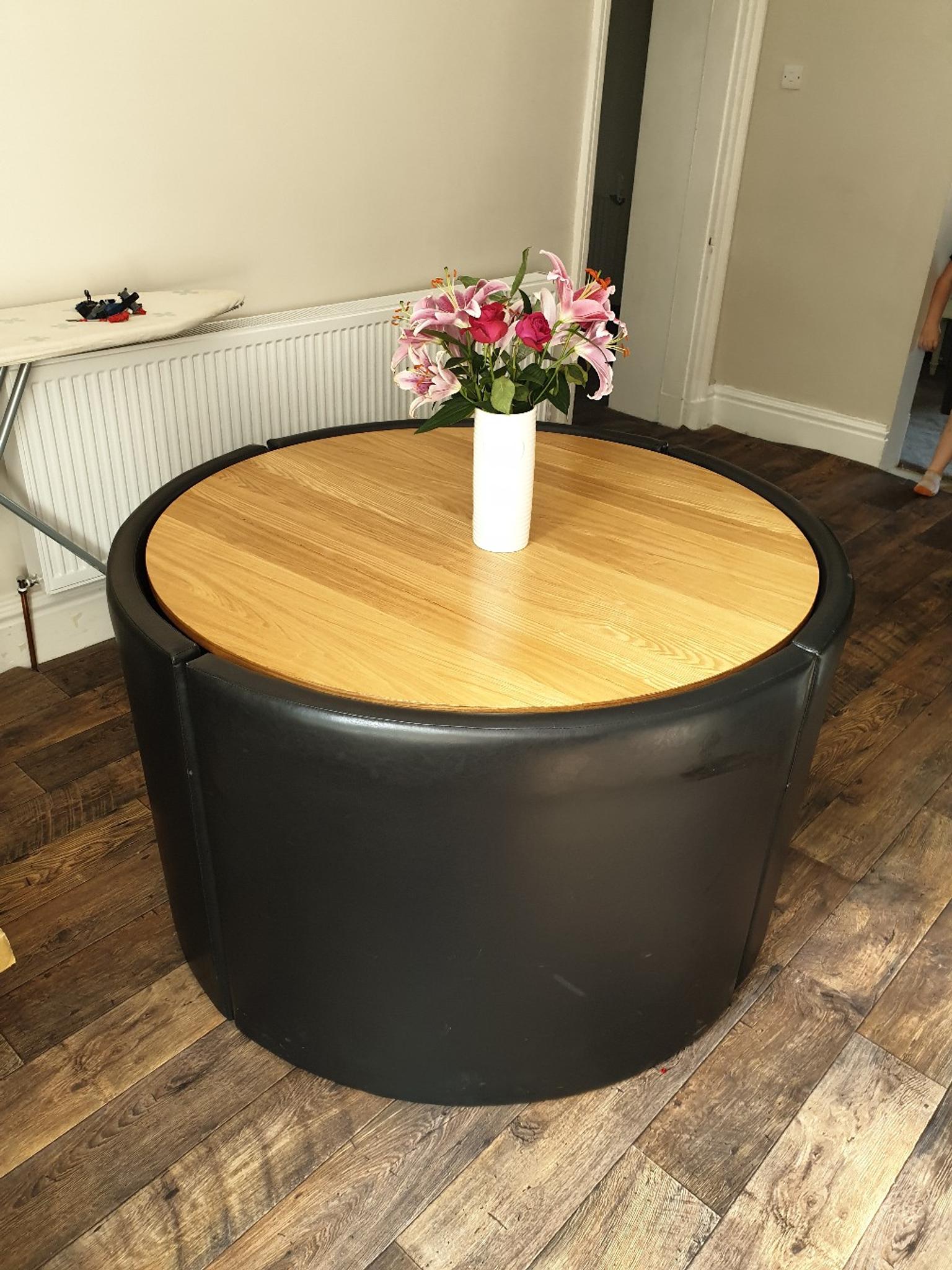 Round Space Saver Dining Table In Hyndburn For 40 00 For Sale Shpock