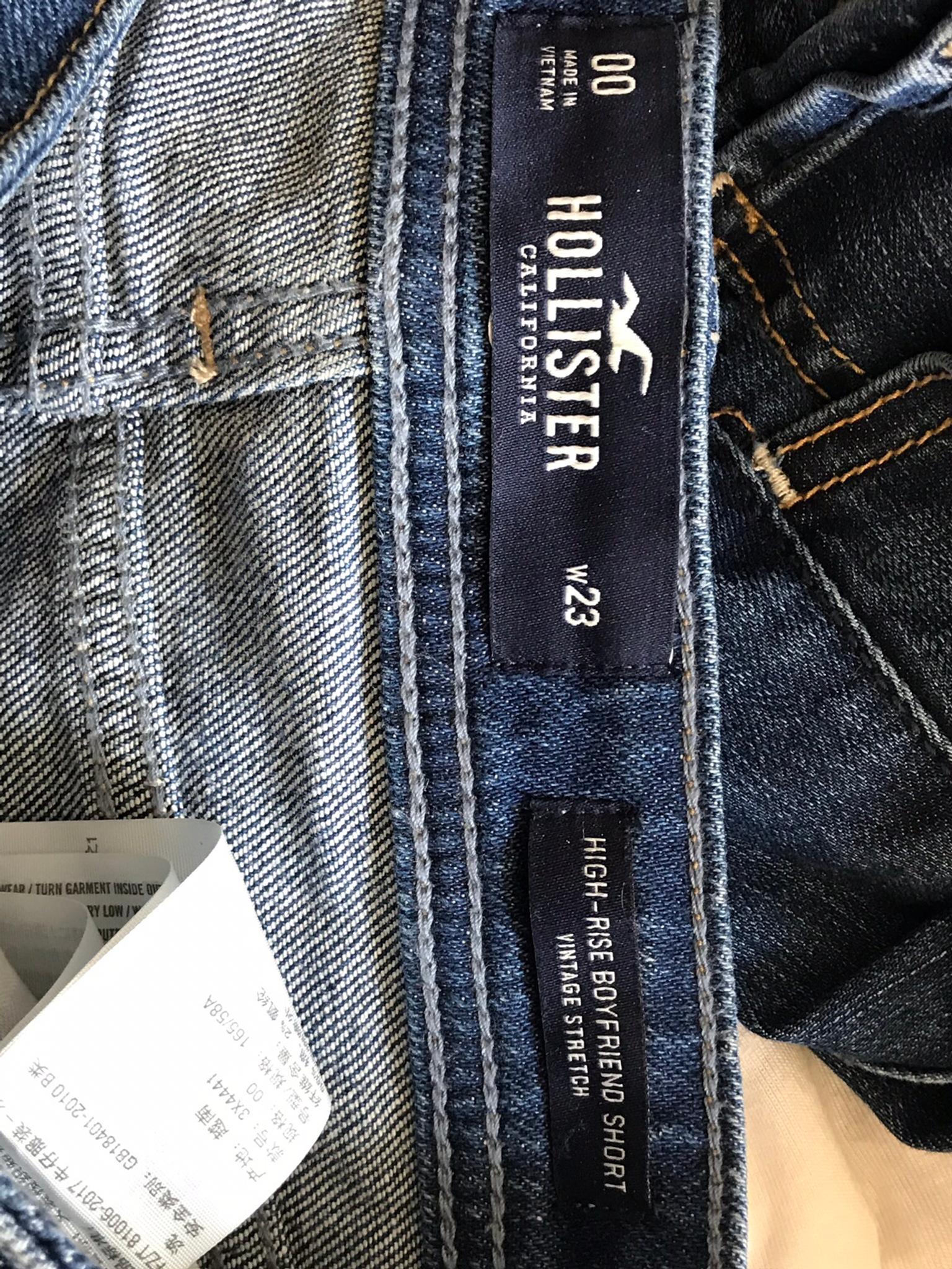 hollister jeans size 00