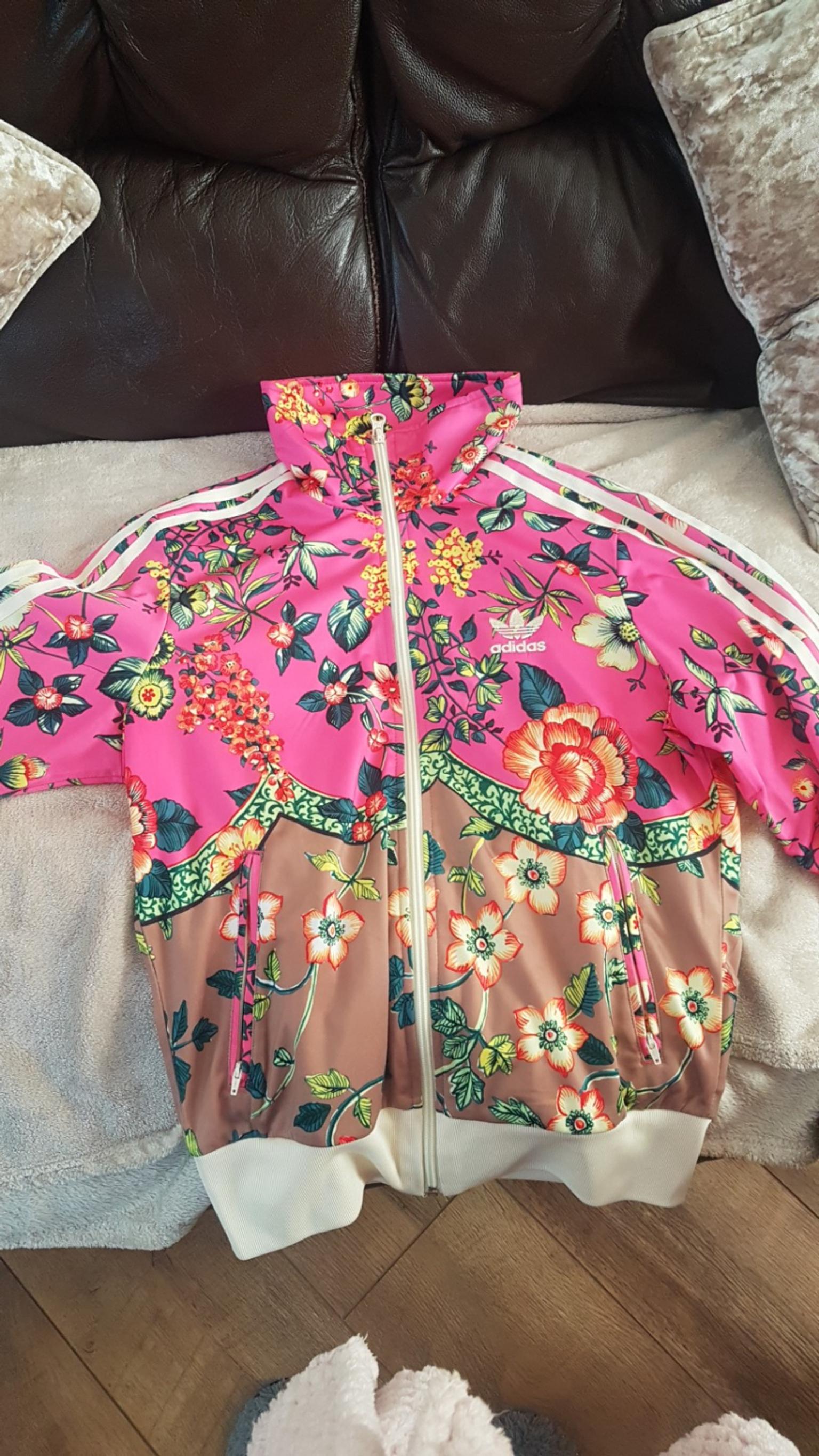 adidas floral womens tracksuit