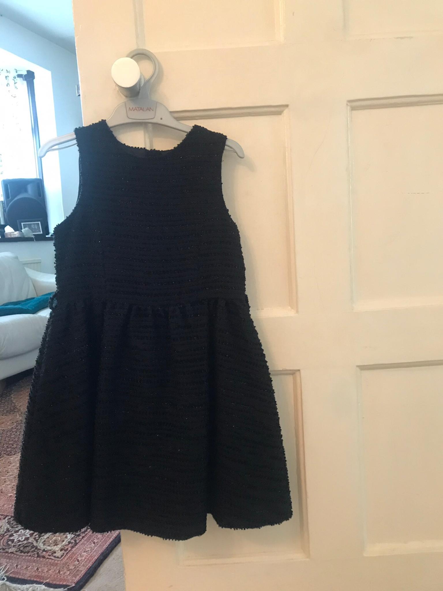 girls size 6 black dress