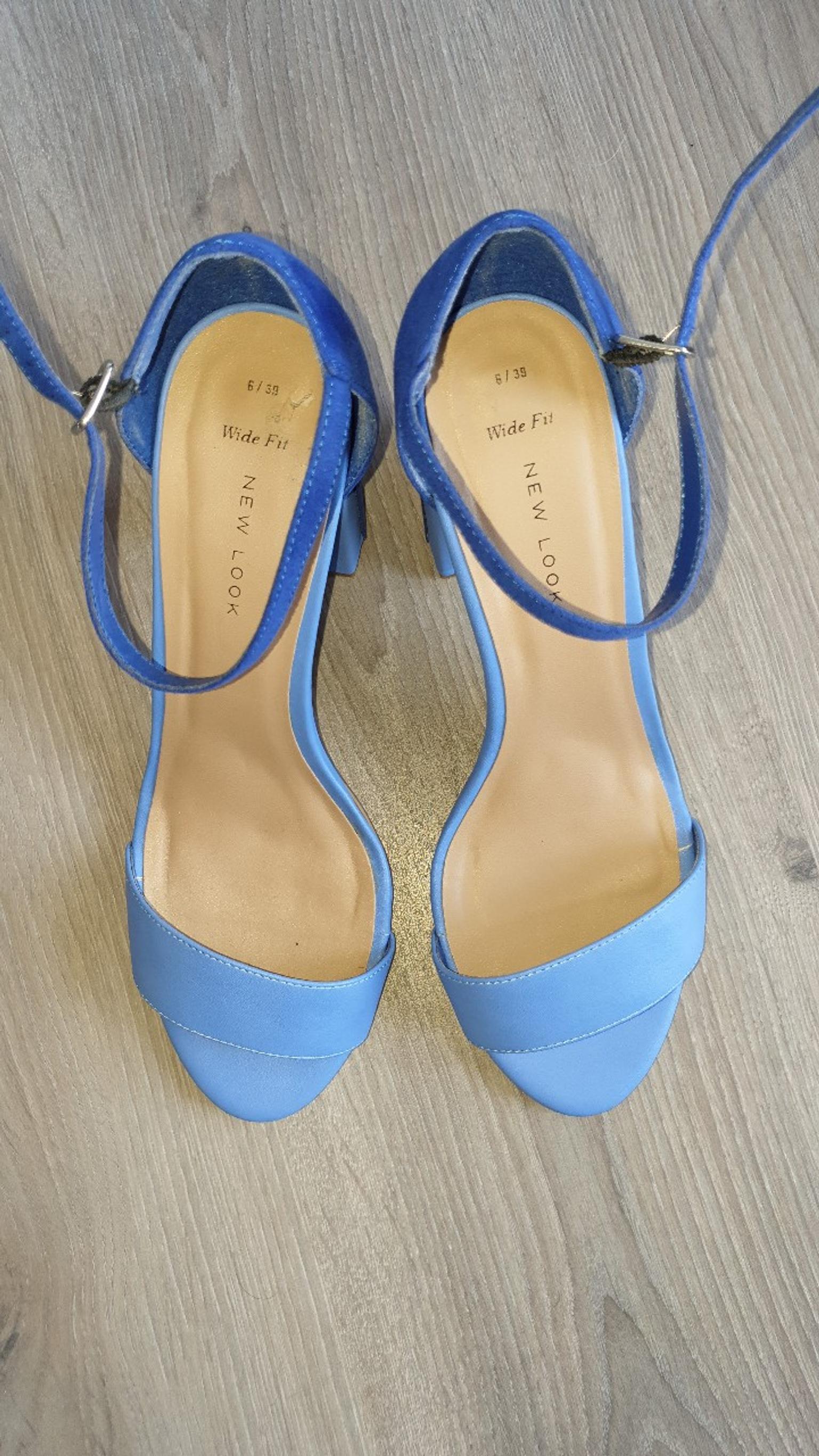 blue sandals wide fit