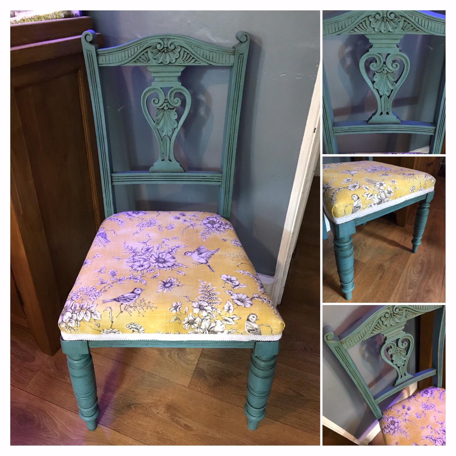 Antique Dining Chairs Hand Painted Upcycled In Ba14 Keevil Fur