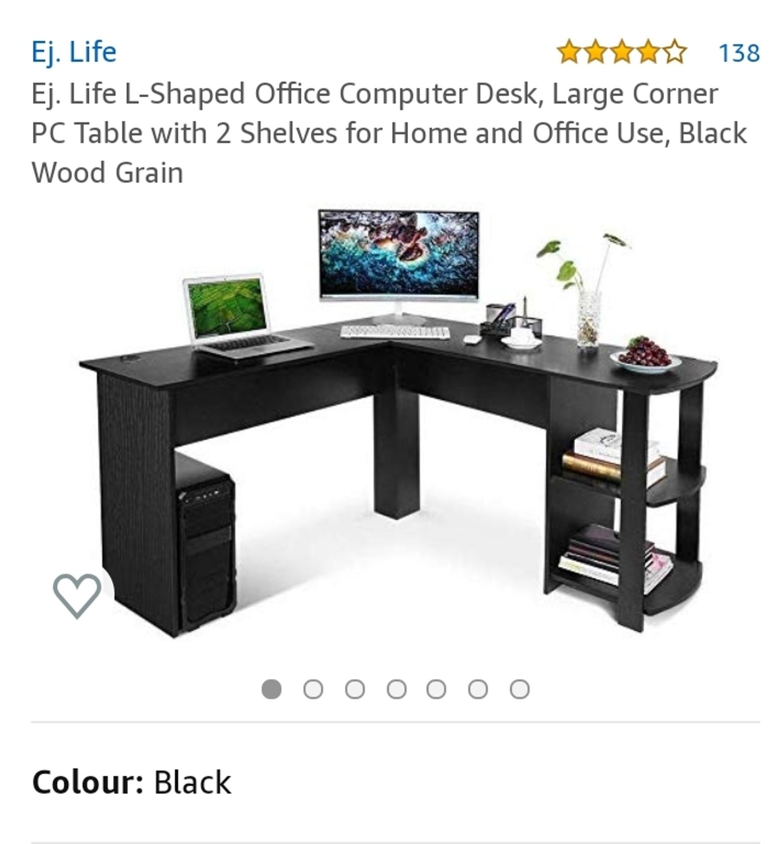 Ej Life Corner Computer Desk Black In B30 Birmingham For 55 00