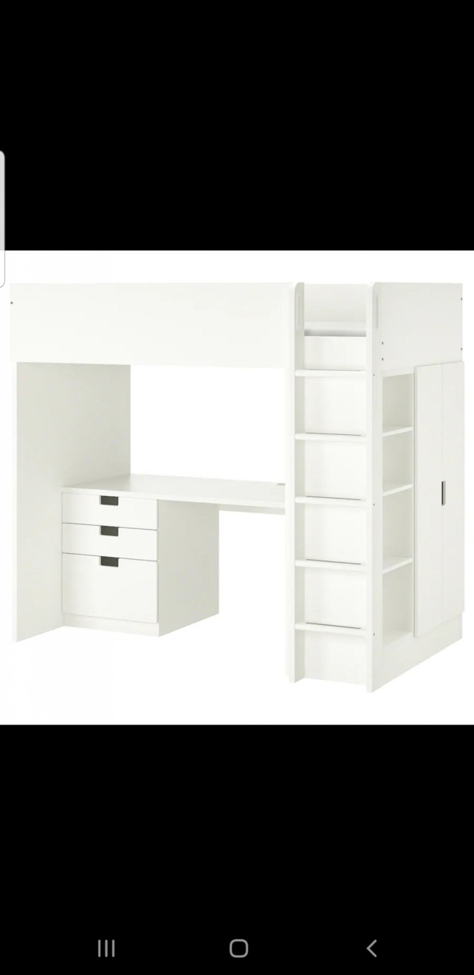 Ikea Stuva Loft Bed White Desk Wardrobe In Ws10 Sandwell For