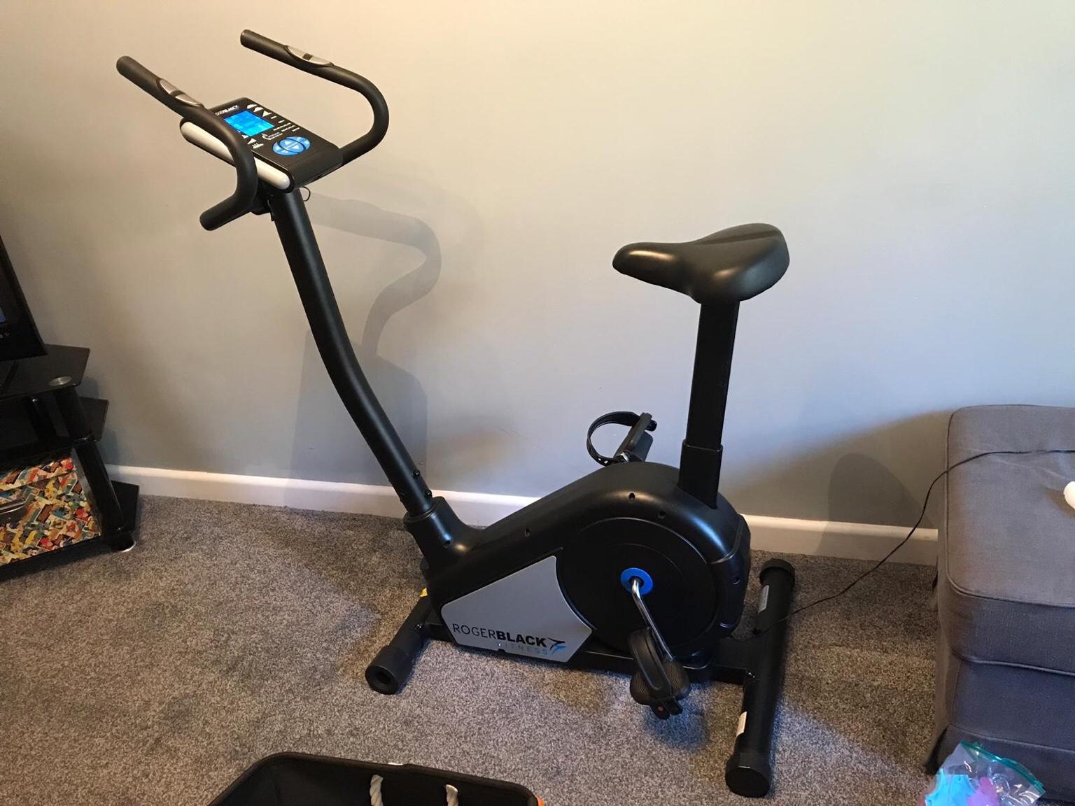 Roger Black GOLD Folding Magnetic Exercise Bike READY TO DISPATCH! IN STOCK