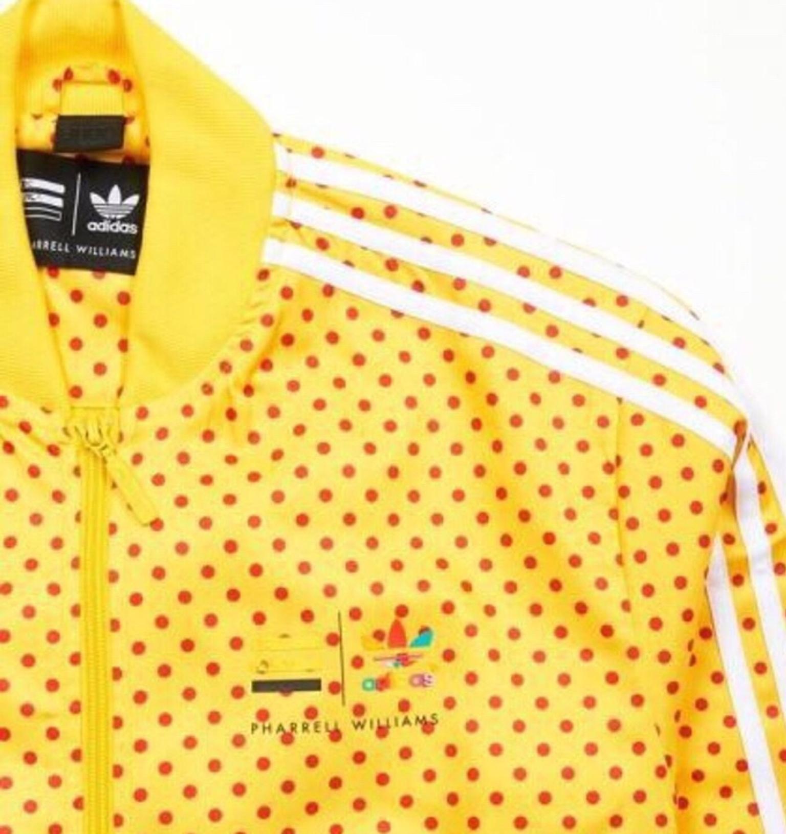 pharrell williams adidas jacket yellow