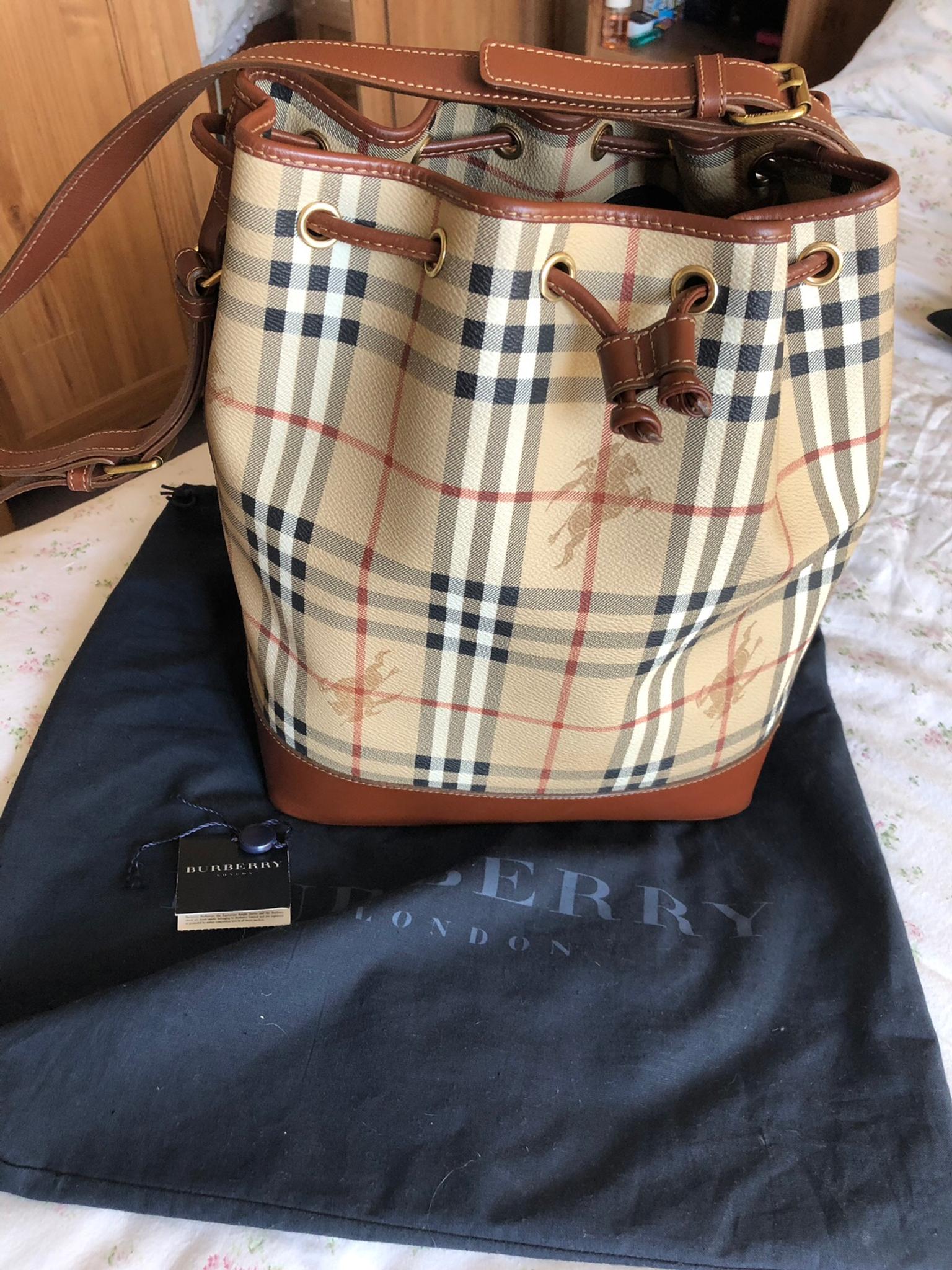 burberry vintage bucket bag