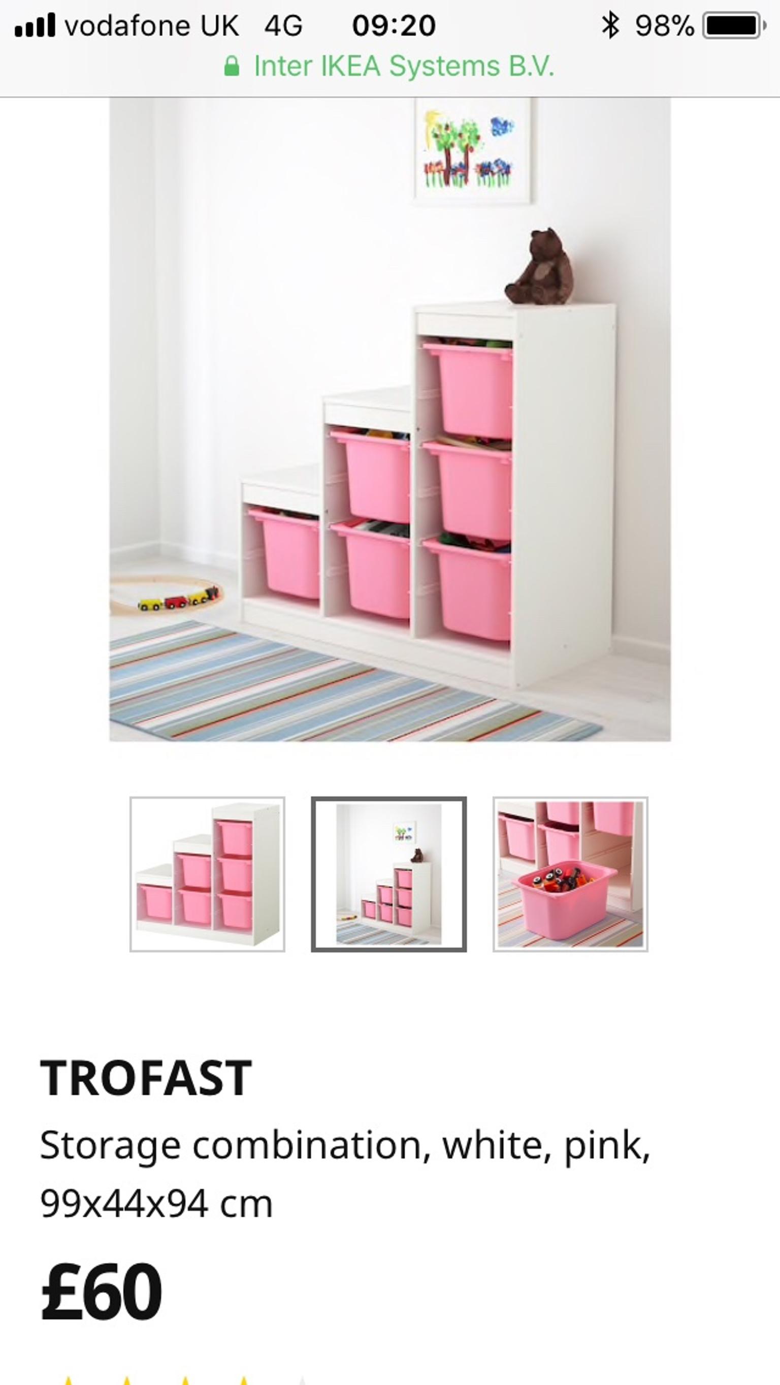 ikea kid storage combination with boxes