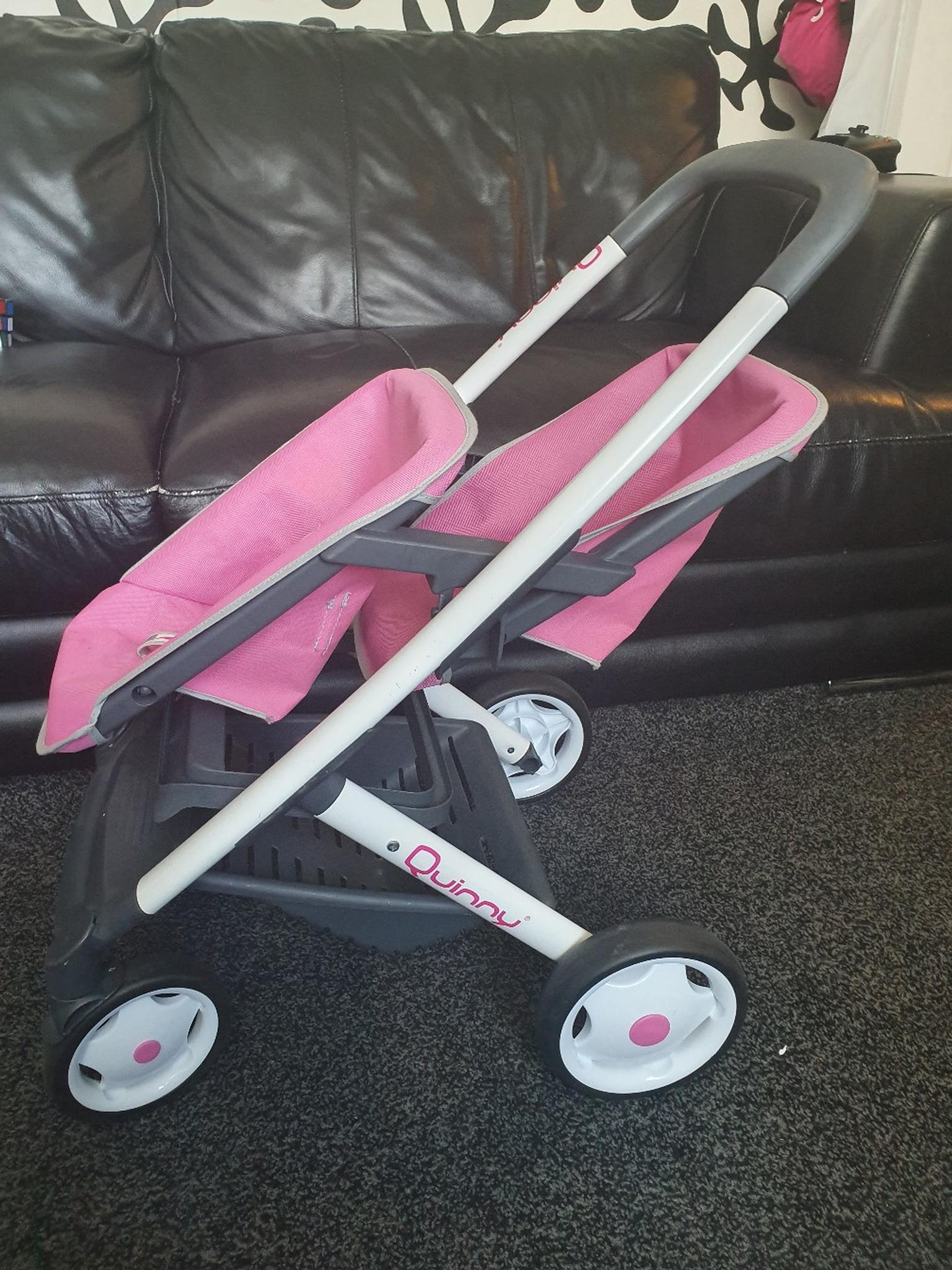 quinny toy double buggy