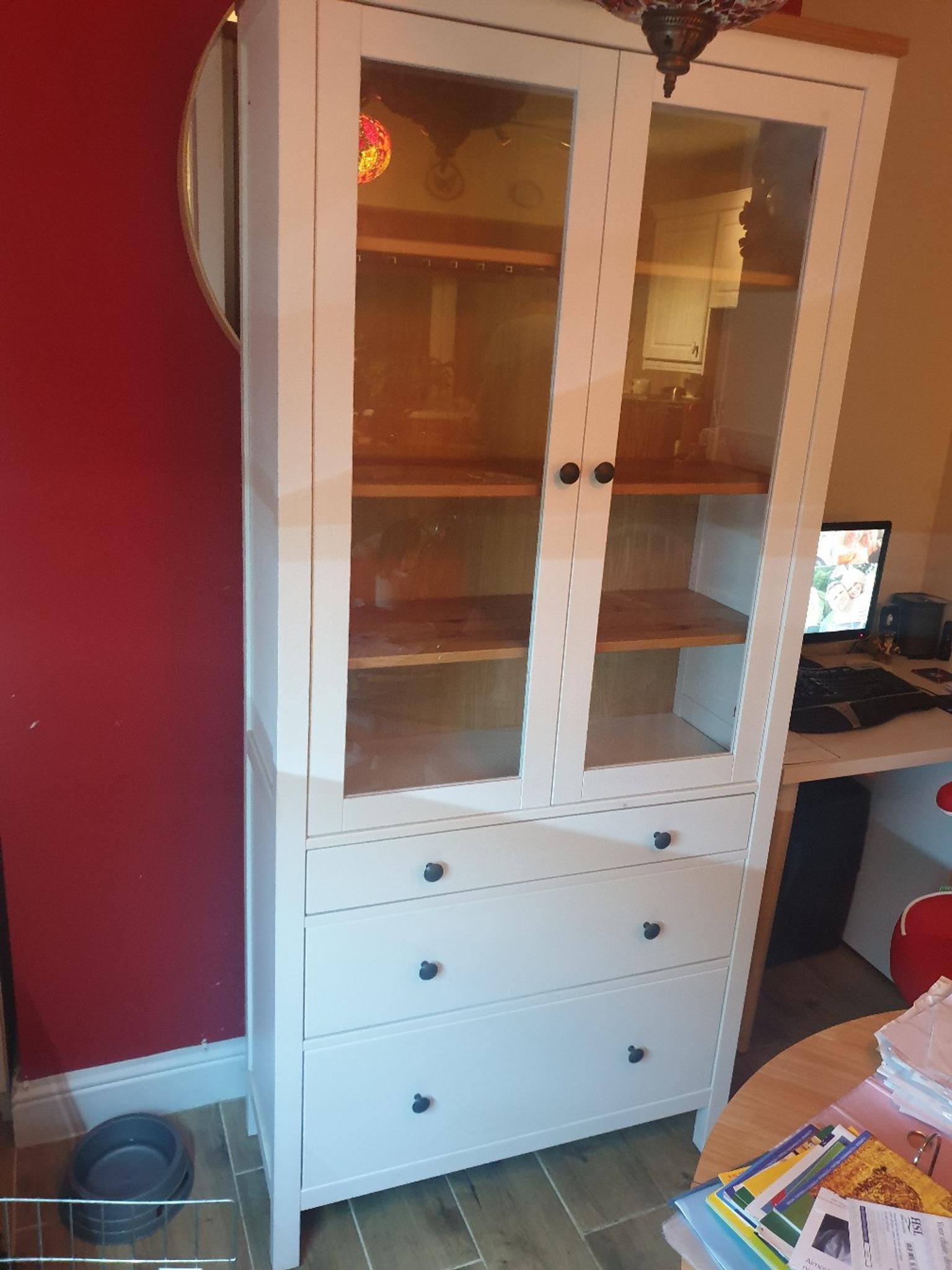 Ikea Hemnes 3 Drawer Glass Door Cabinet In Ws9 Walsall For 175 00