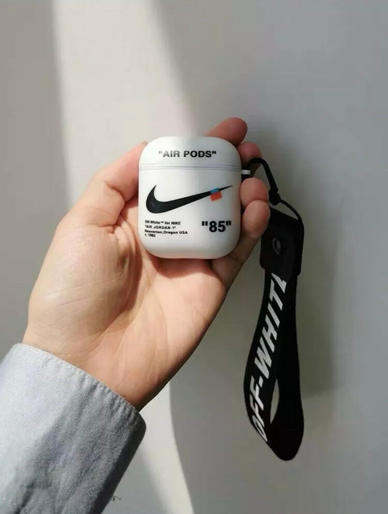 cover airpods off white nike