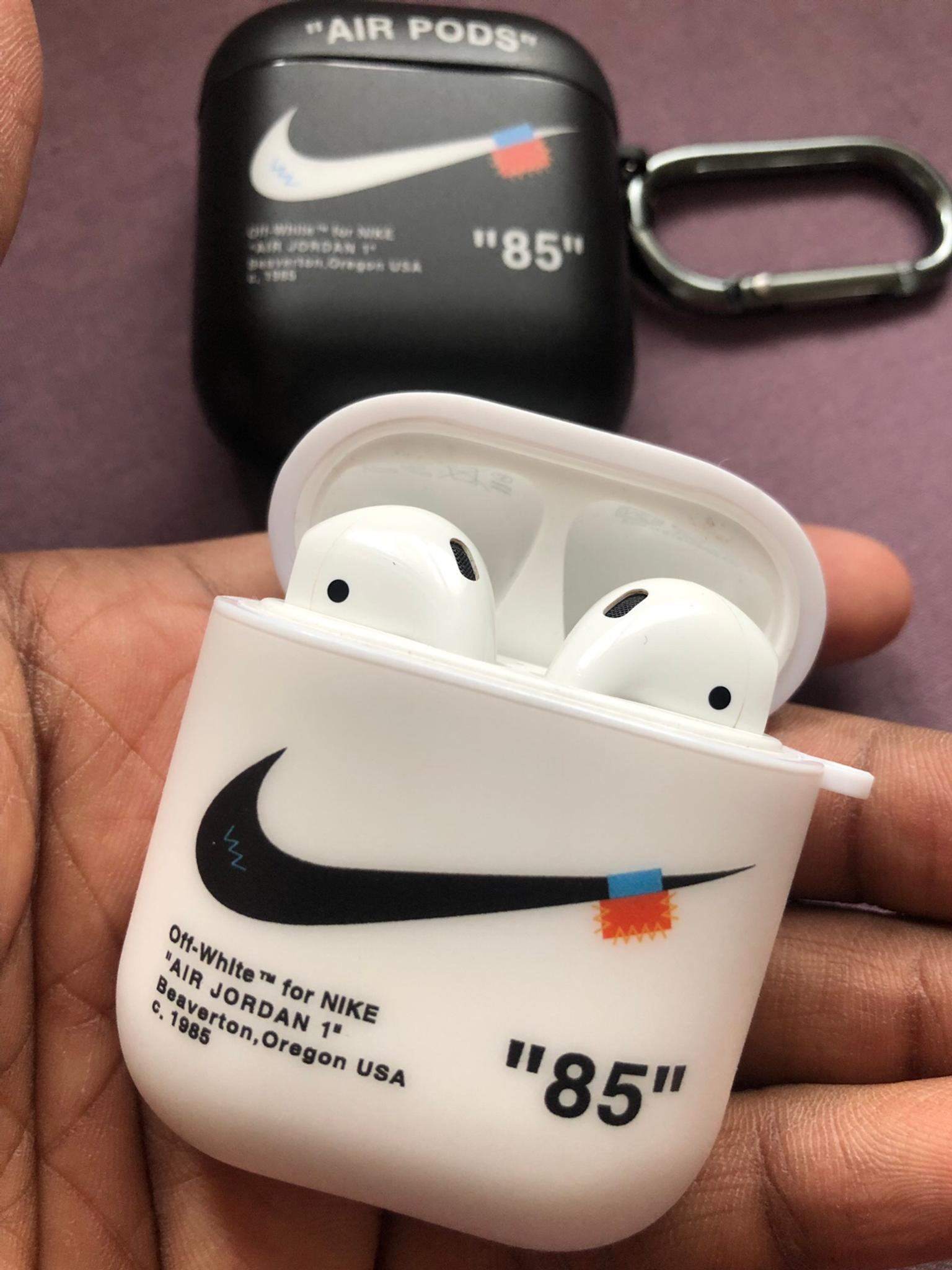 cover airpods nike x off white 