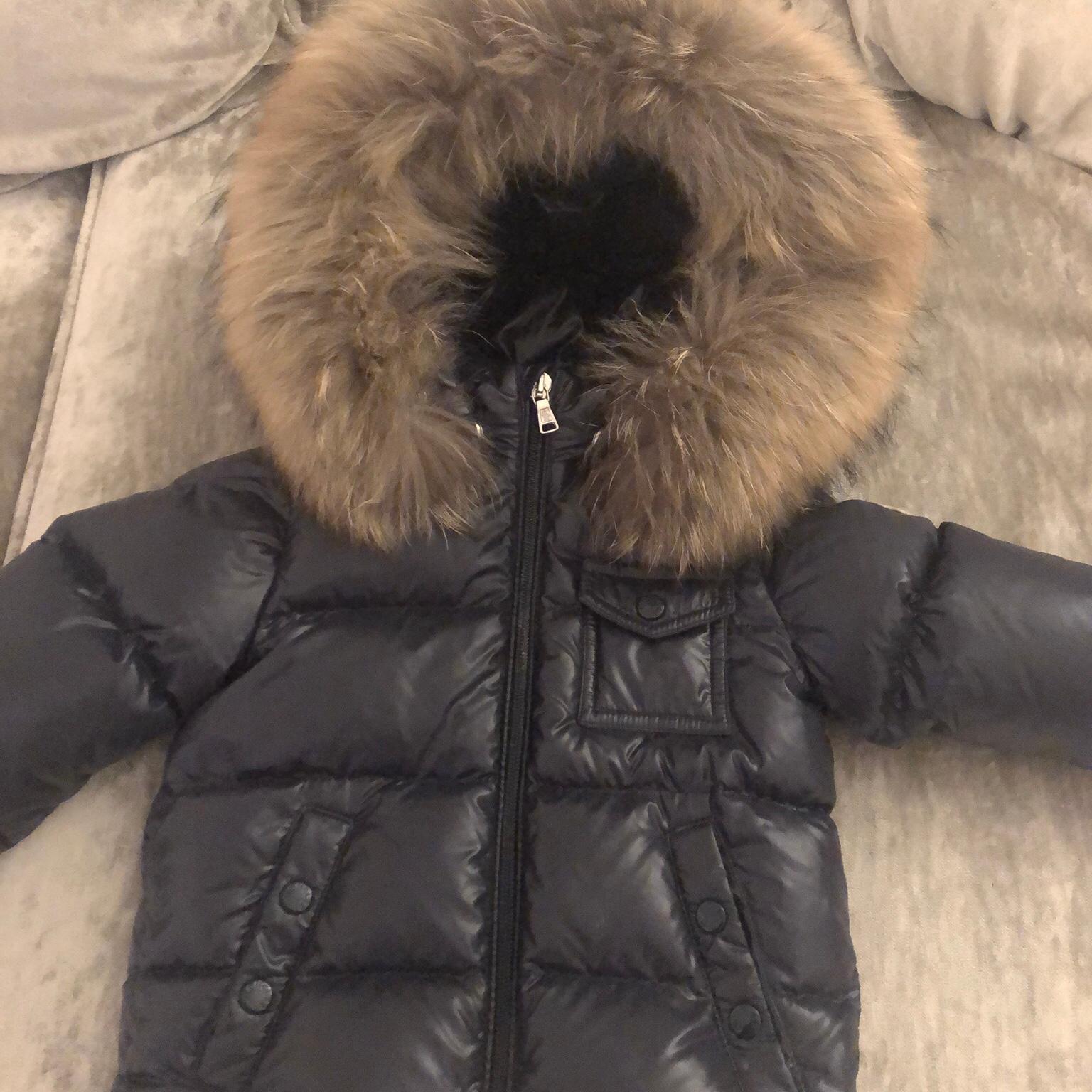 moncler baby fur jacket