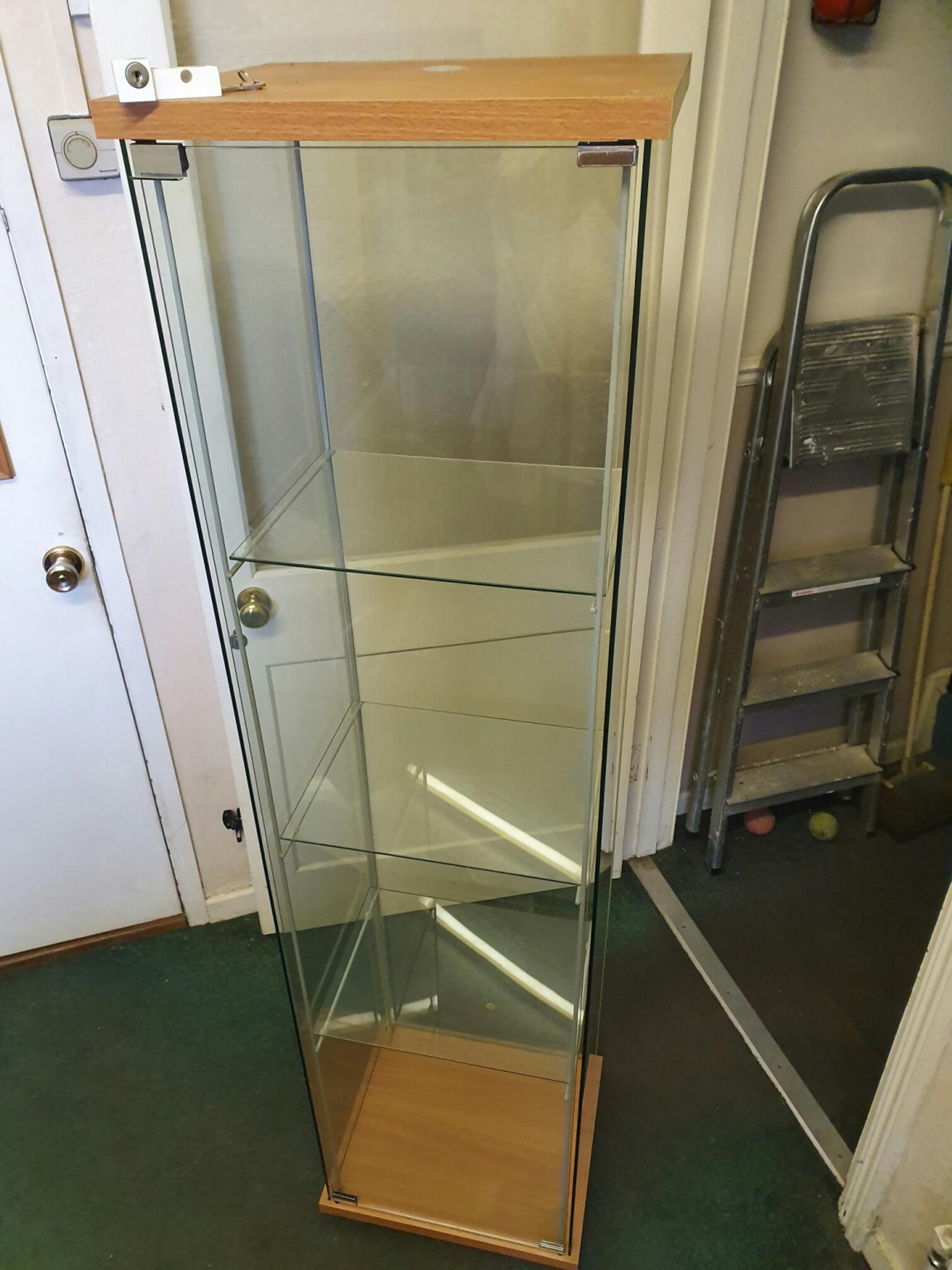 Glass Display Cabinet With Lock And 2 Keys In Cf83 Caerphilly Fur
