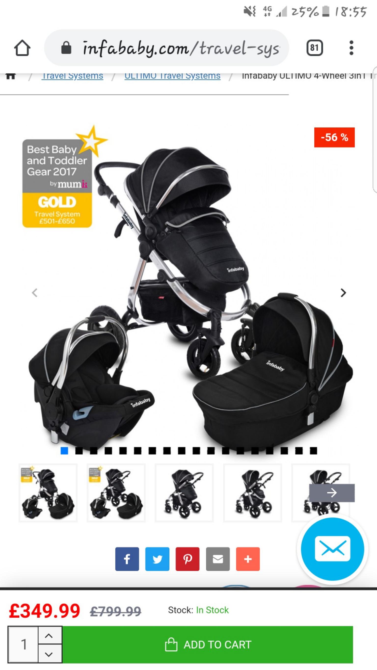 infababy pushchair