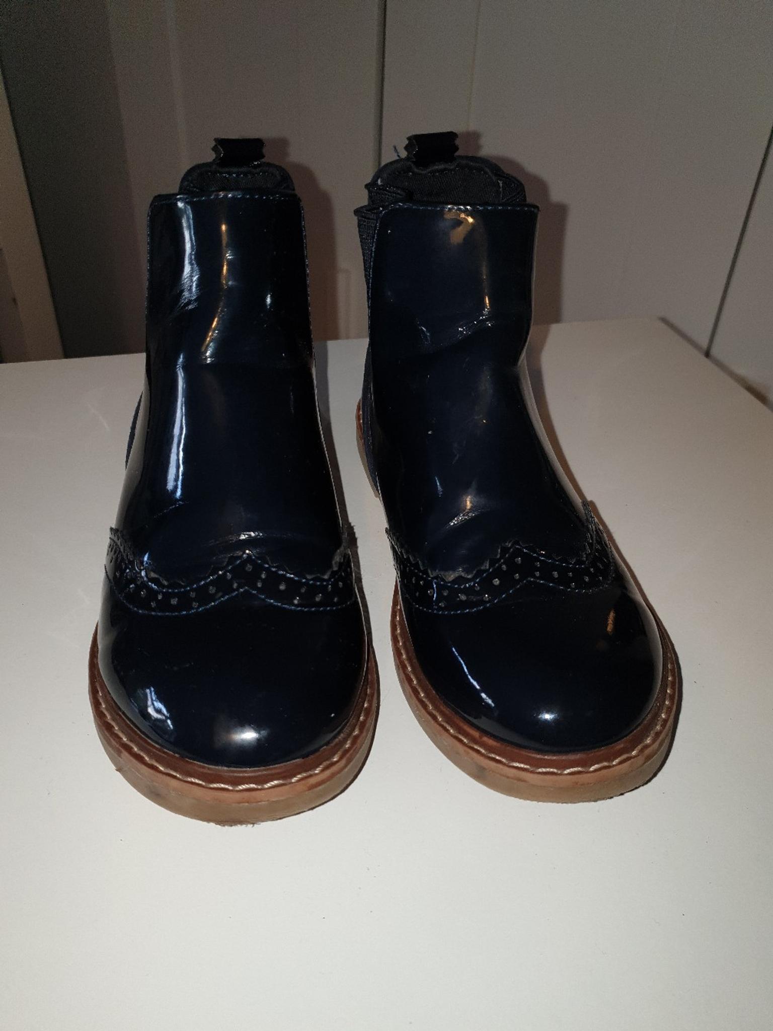 zara navy boots