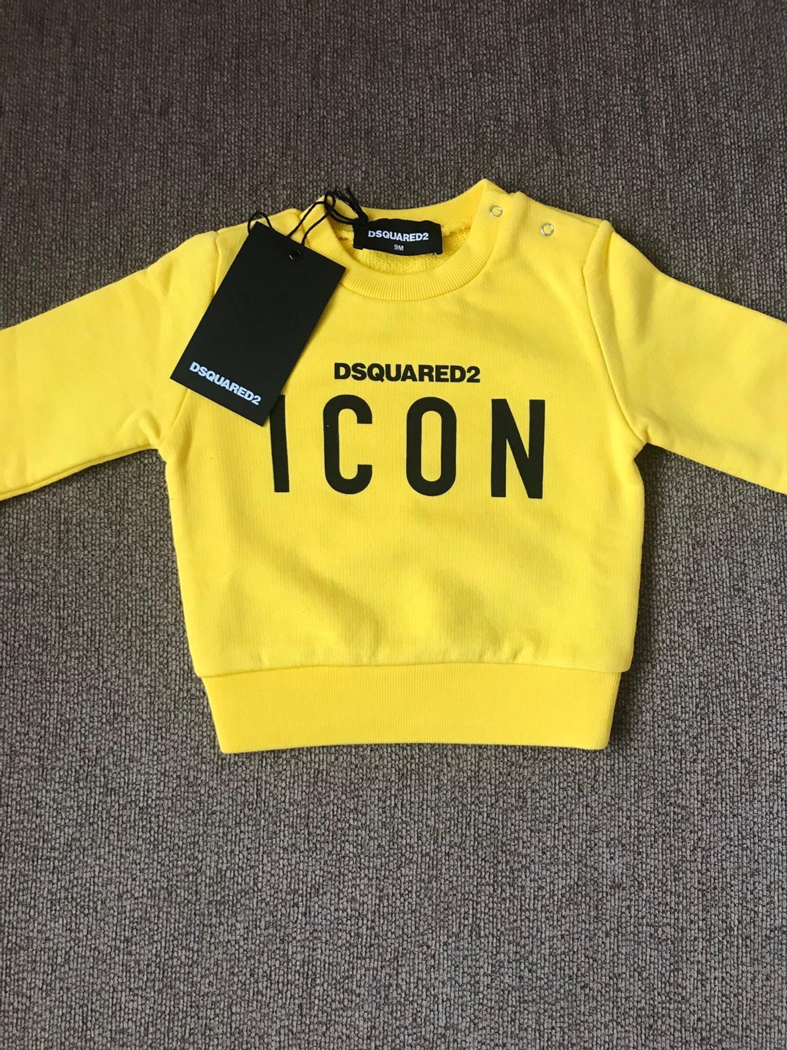 yellow dsquared jumper