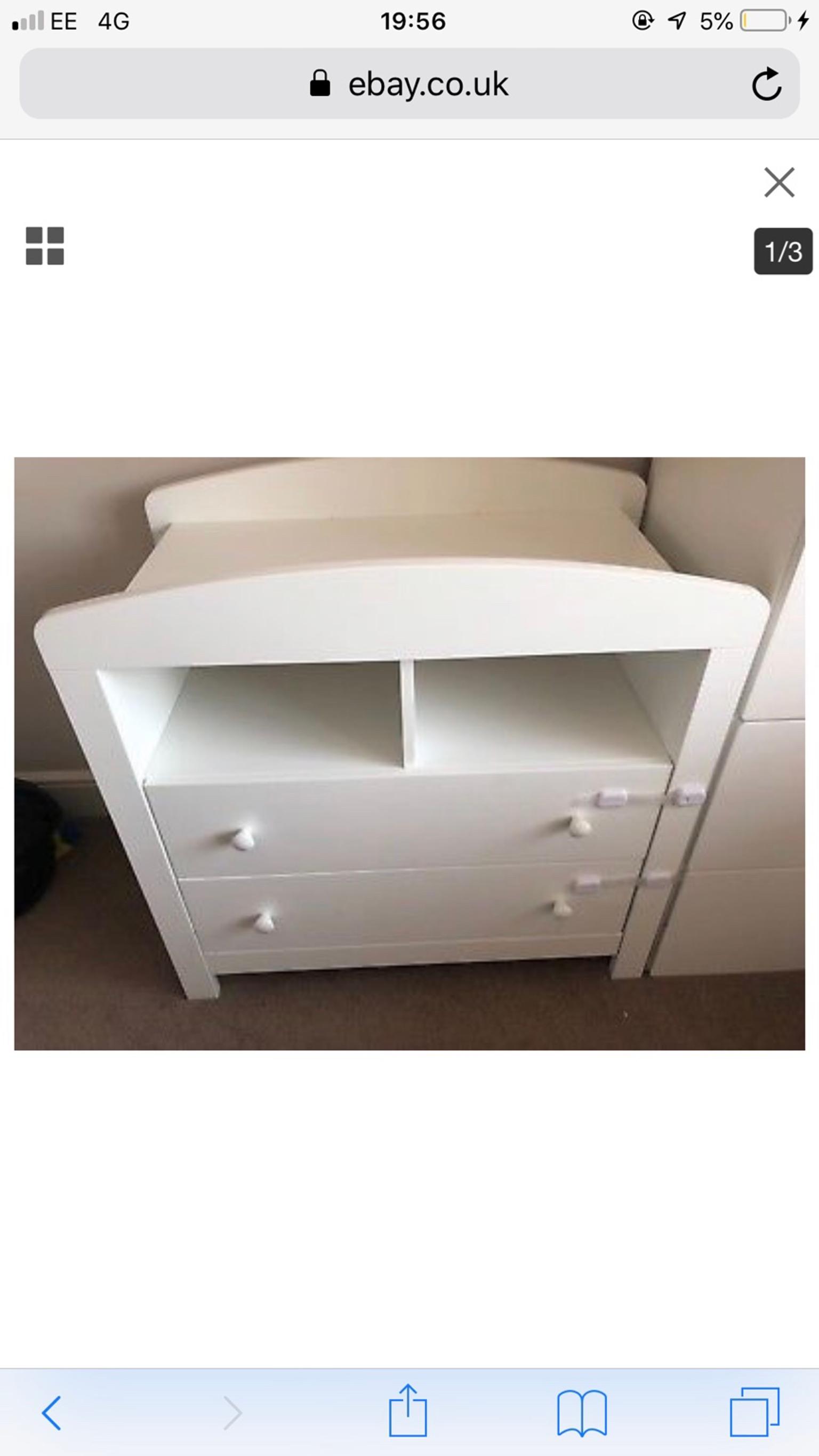 White Baby Changing Cabinet In M25 Prestwich For 40 00 For Sale