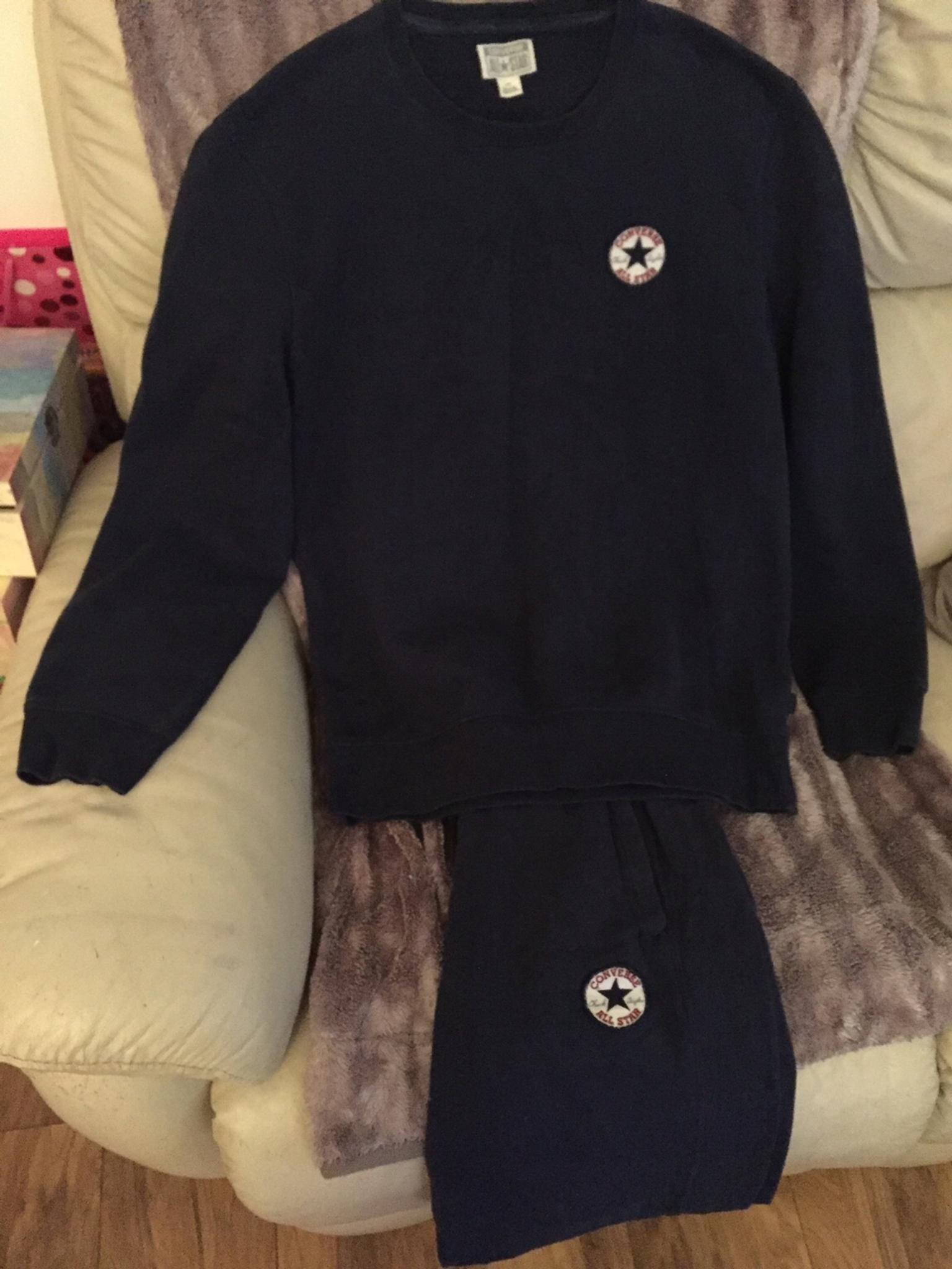 navy converse tracksuit