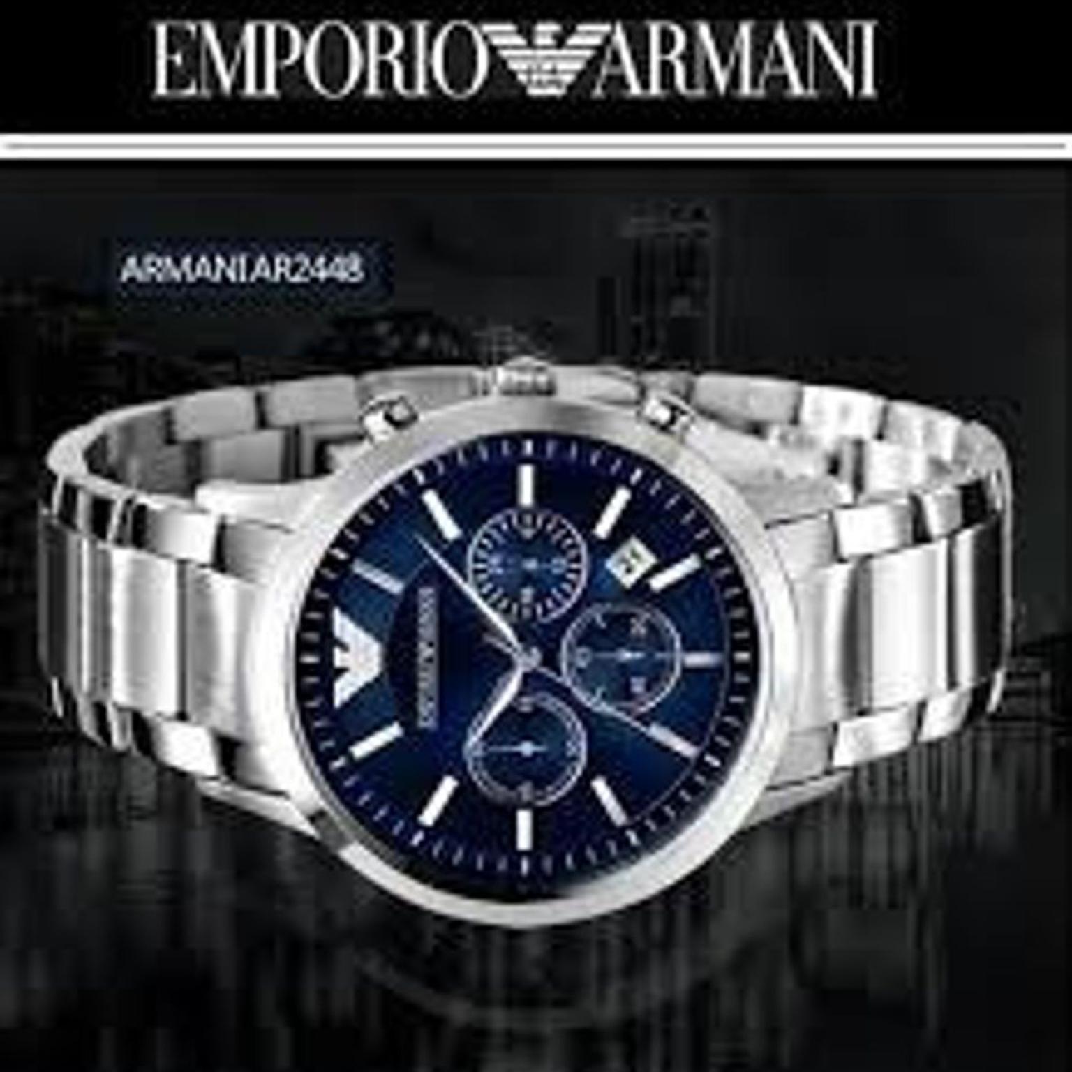 Armani Watches Ar2448 Classic Blue Silver Men In Ts18 Tees For 92 99 For Sale Shpock