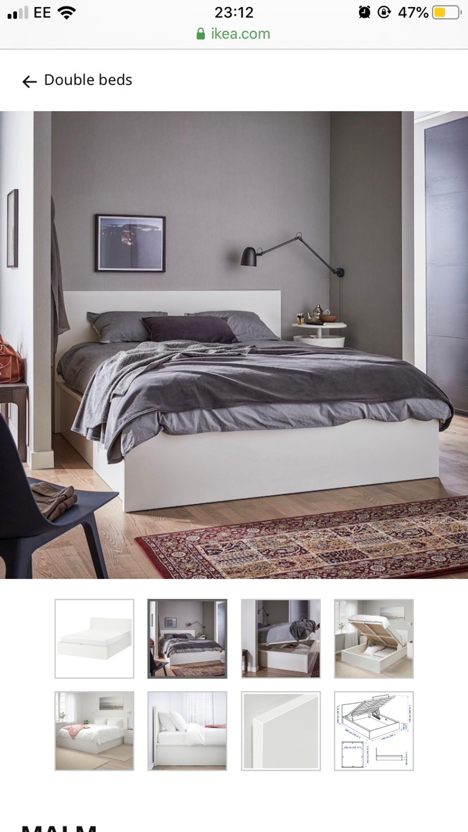 Ikea Malm Ottoman Double Bed Assembly, Ikea King Size Bed Frame Instructions