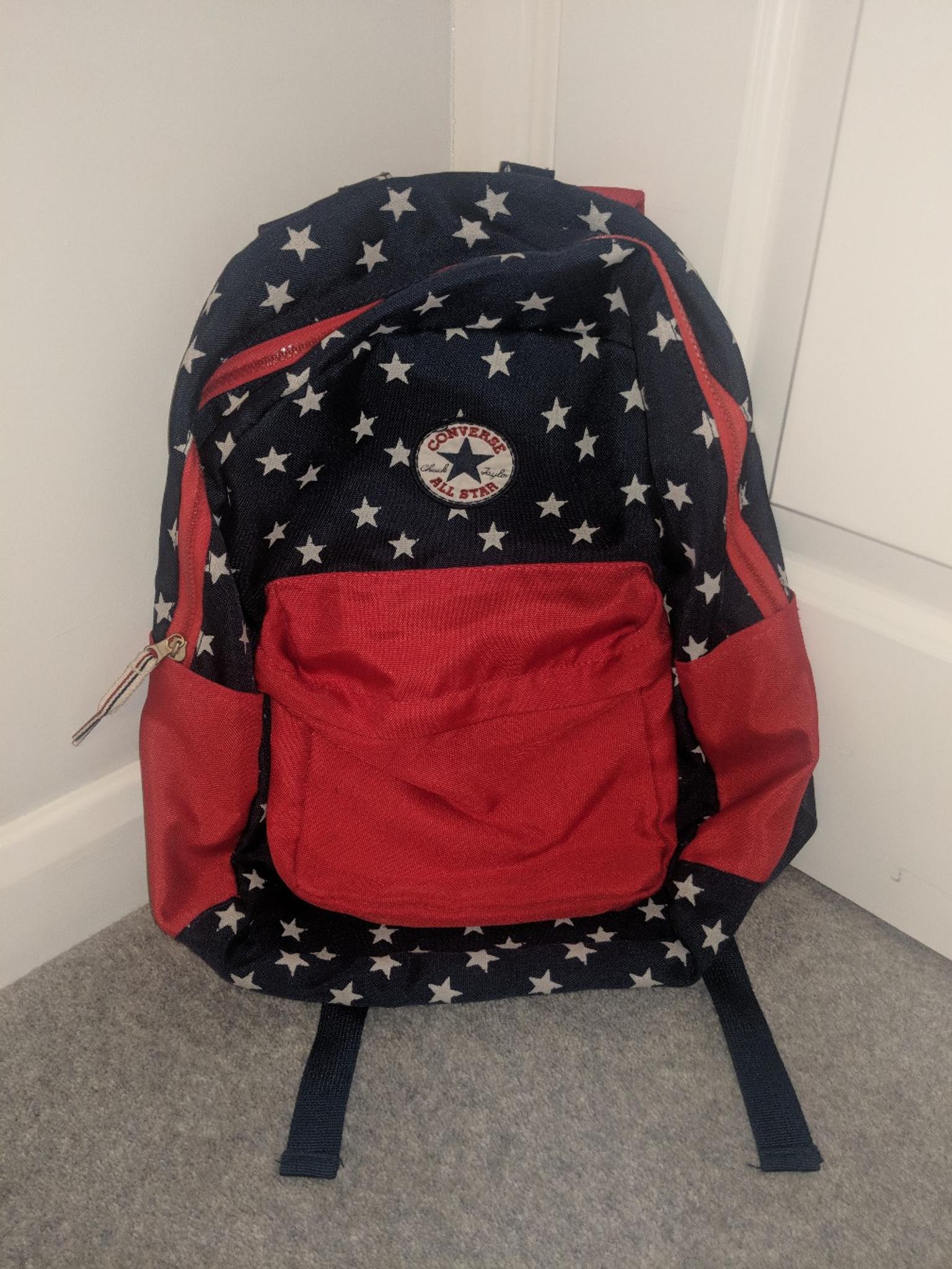 converse navy star backpack
