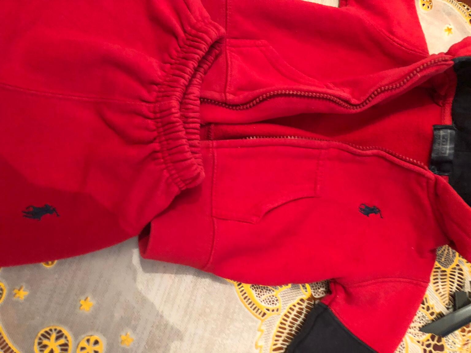 red polo tracksuit