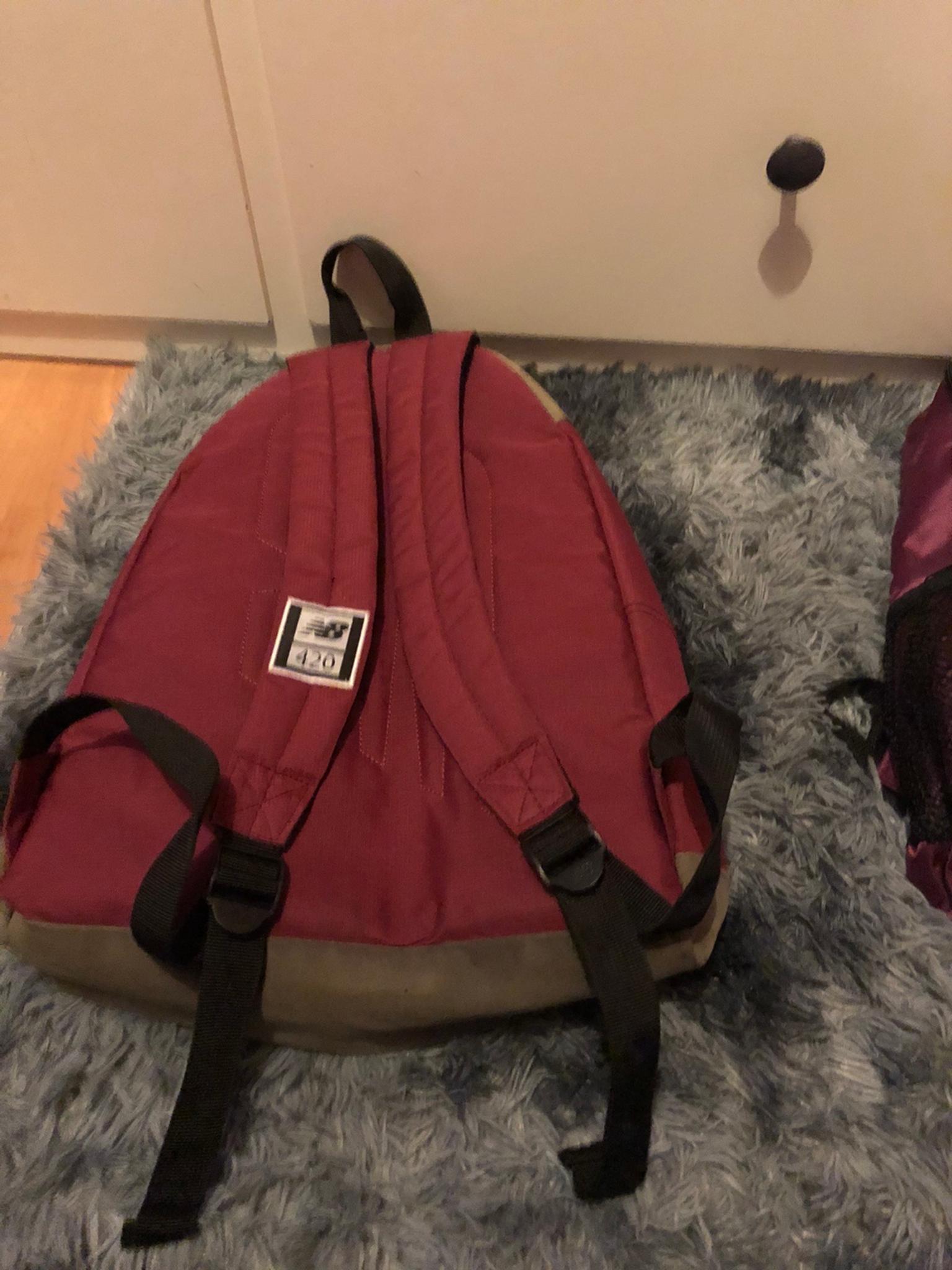 new balance backpack burgundy