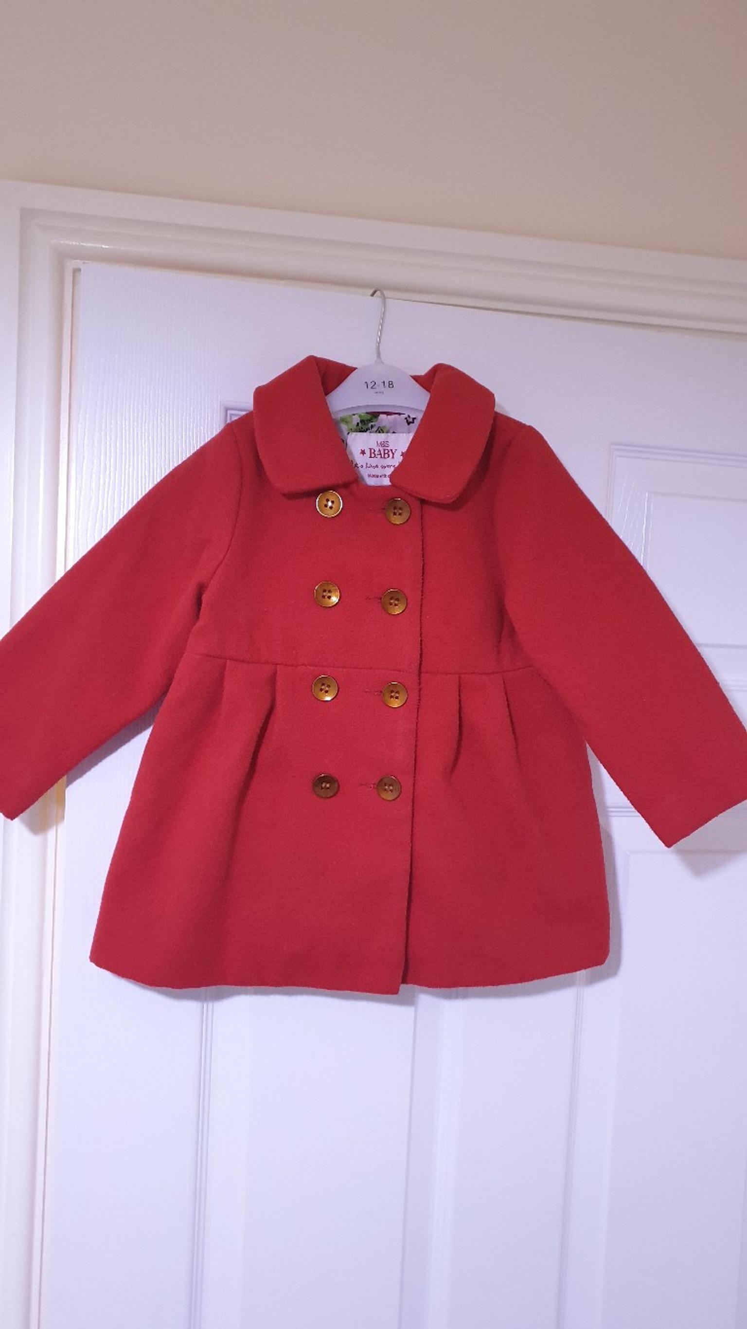 m&s baby girl coats