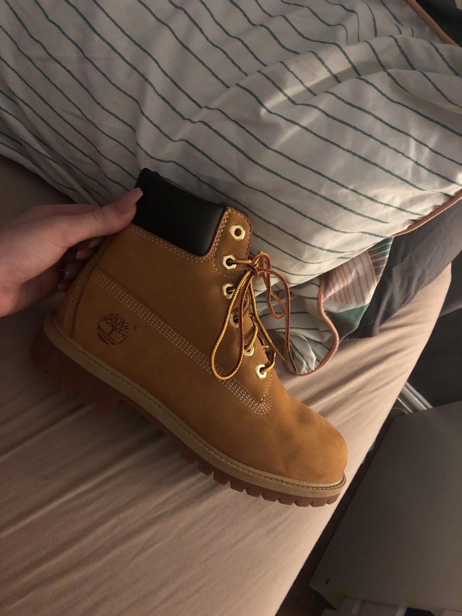 inside of timberland boots