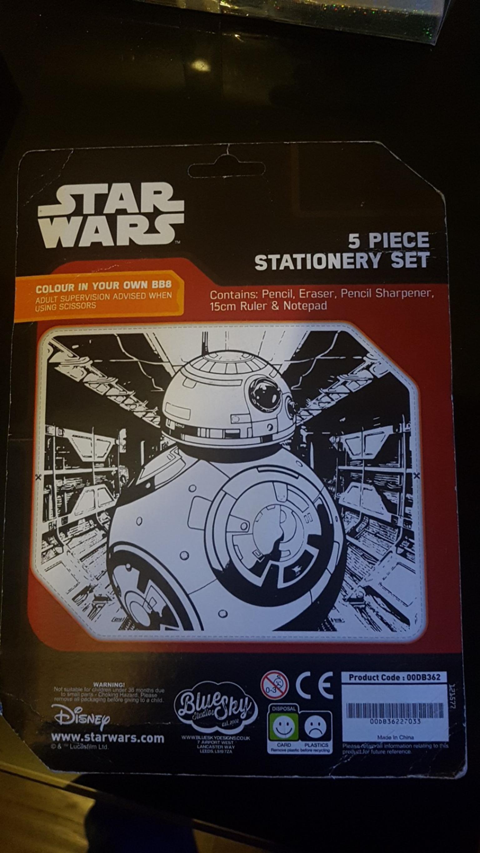 star wars stationery set