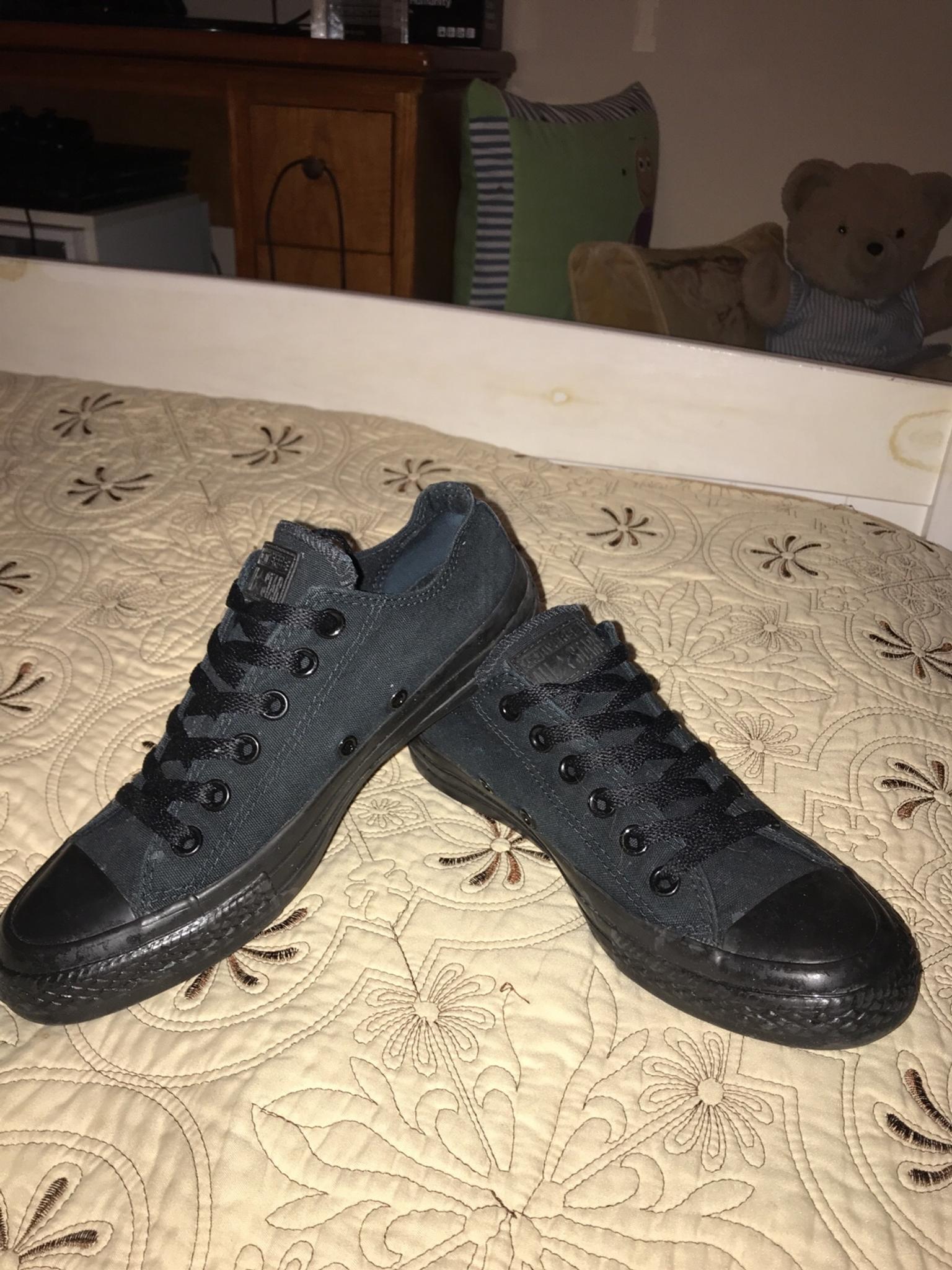 all black converse size 5