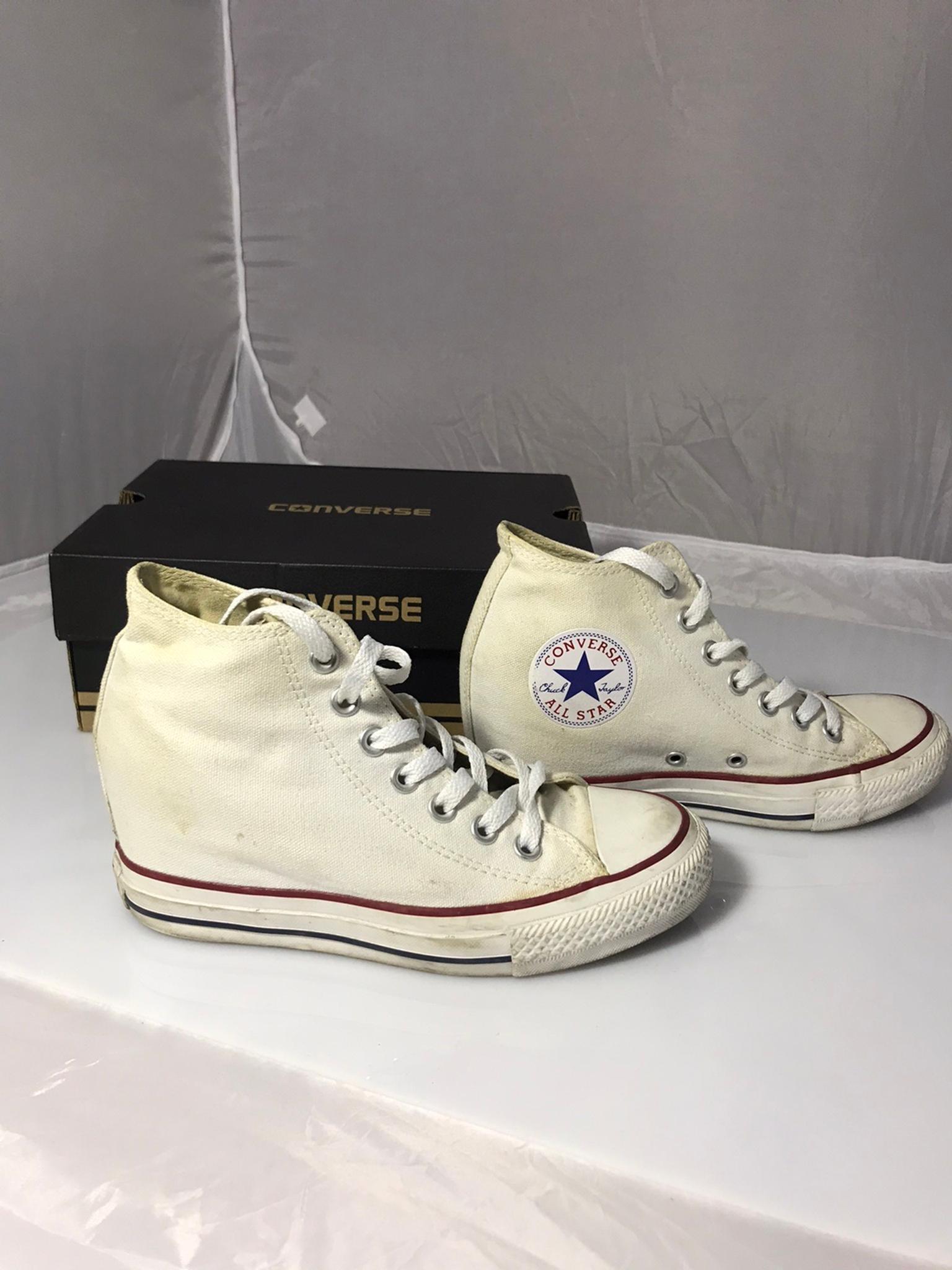 converse all star mid lux bianche