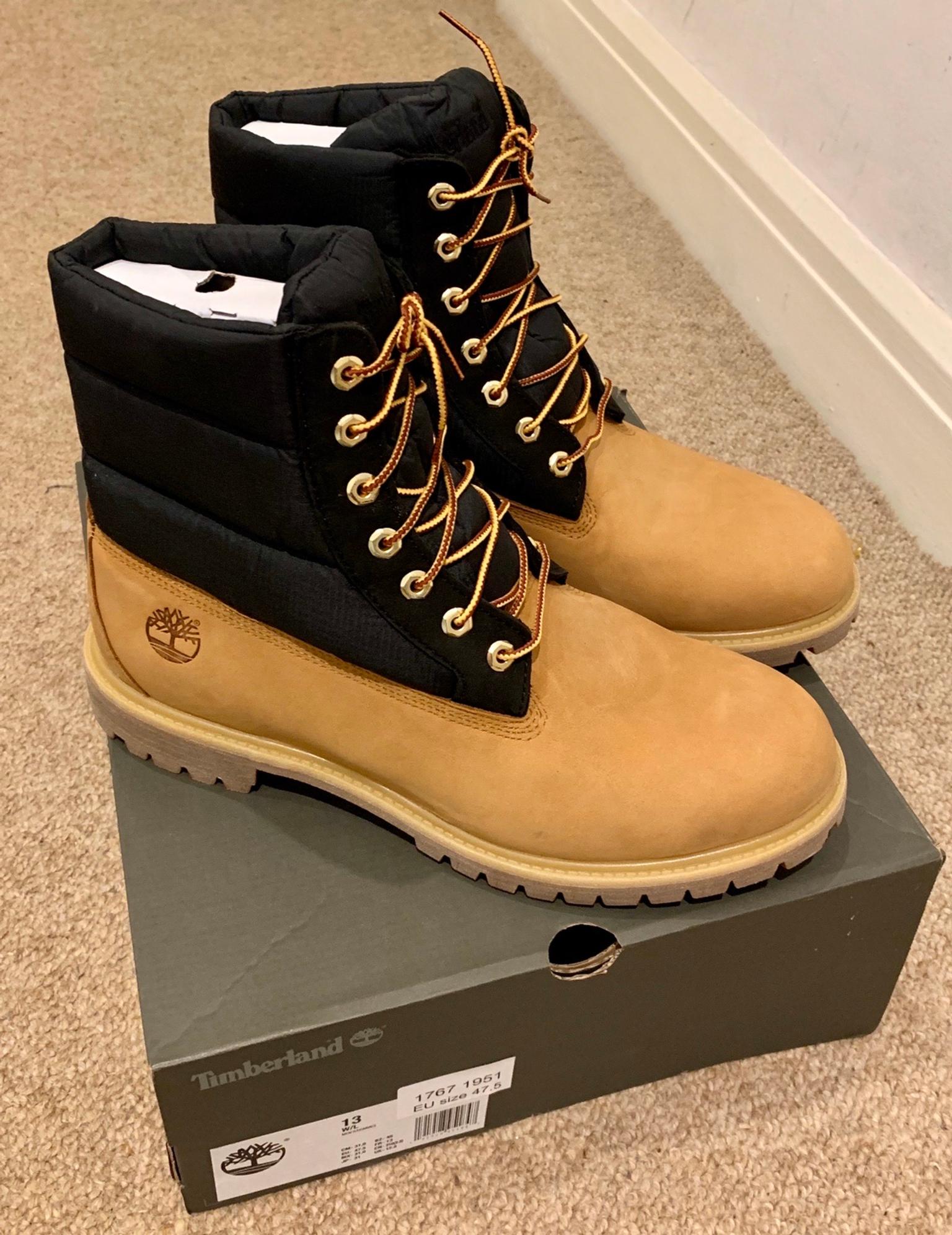 mens timberland boots size 12.5